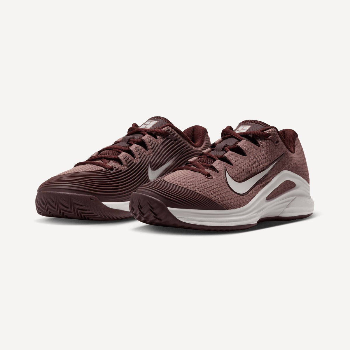 Nike Vapor 12 Women's Clay Court Tennis Shoes - Brown (4)