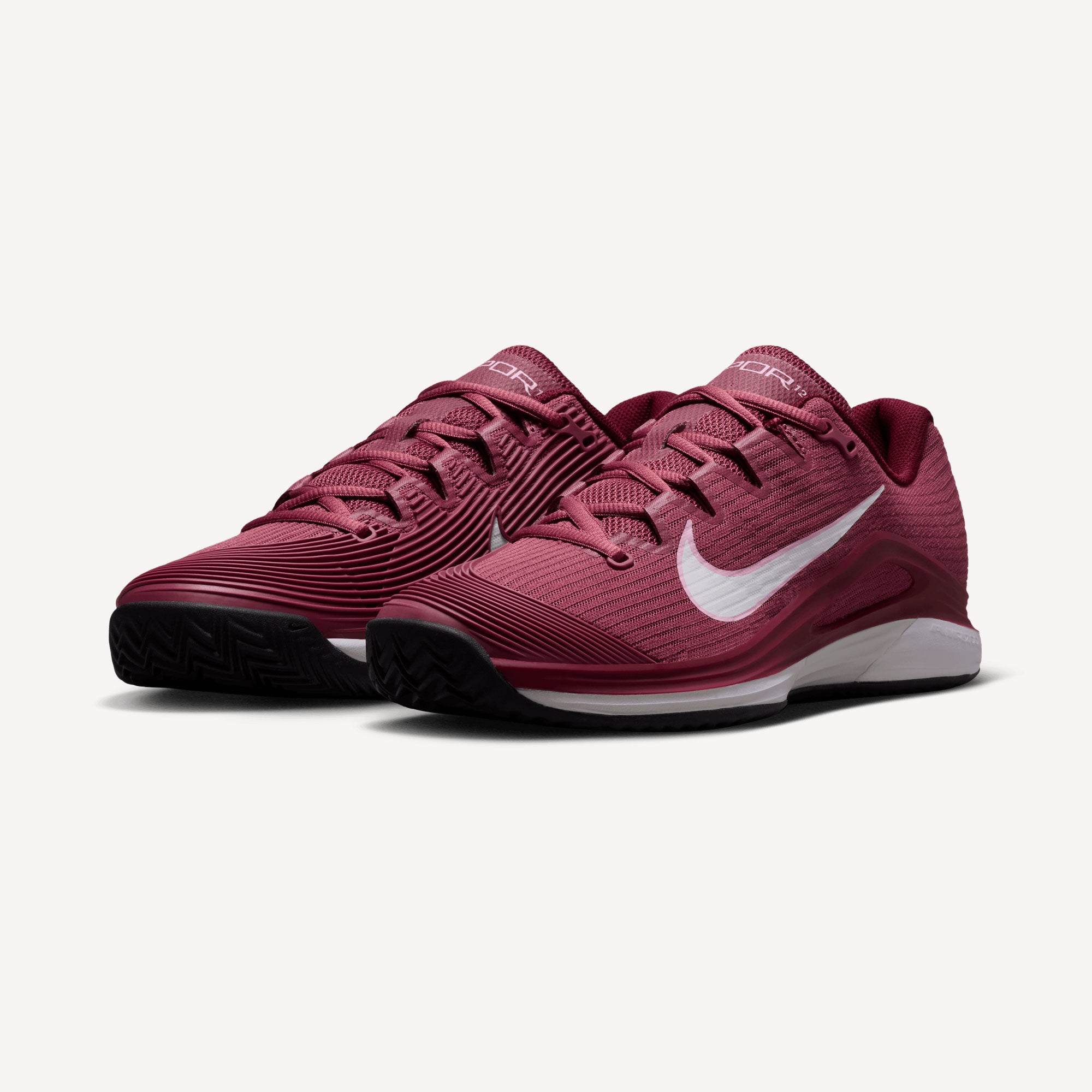 Nike Vapor 12 Women's Clay Court Tennis Shoes - Red (4)