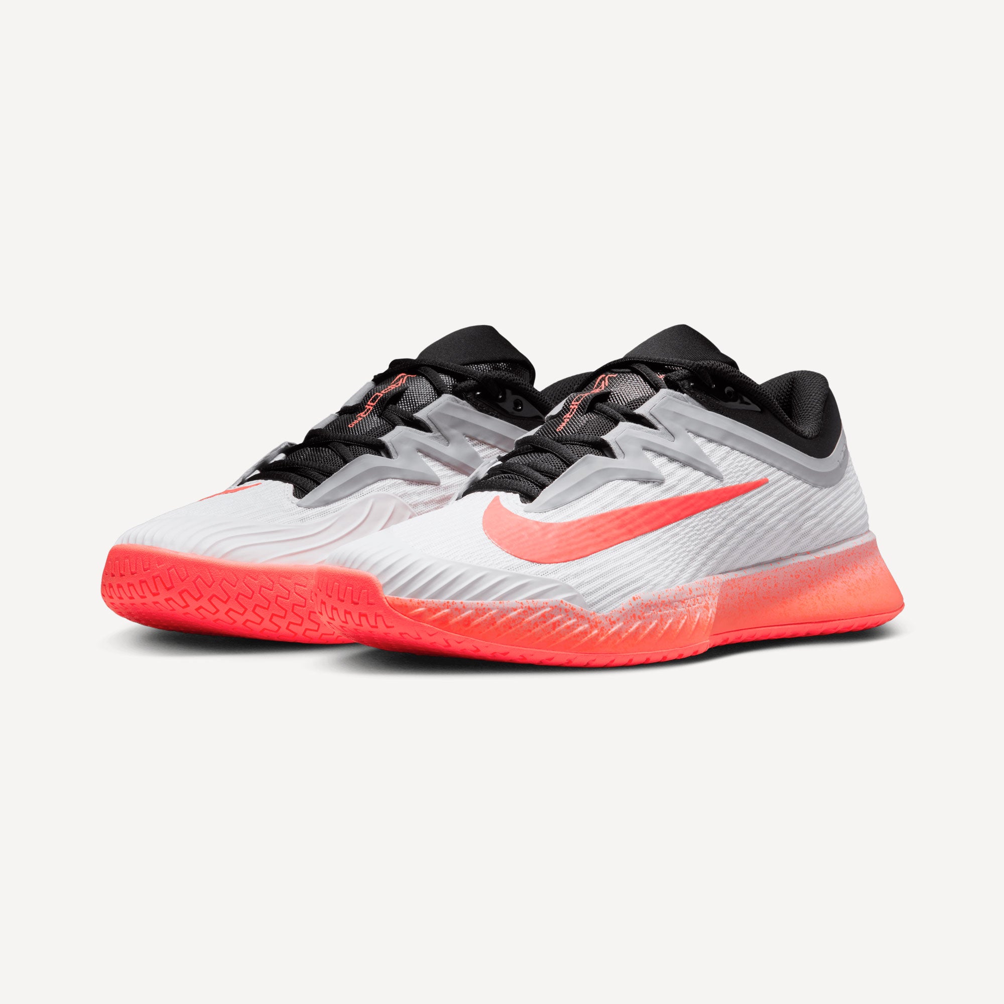 Nike Vapor Pro 3 Hot Lava Men's Hard Court Tennis Shoes - White (4)