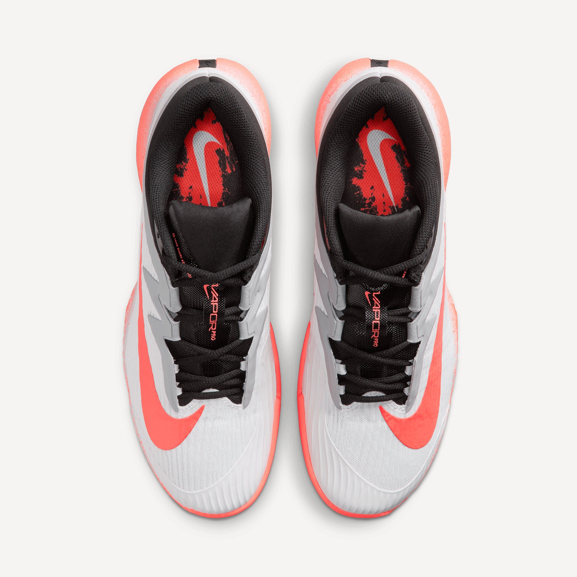 Nike Vapor Pro 3 Hot Lava Men's Hard Court Tennis Shoes - White (6)