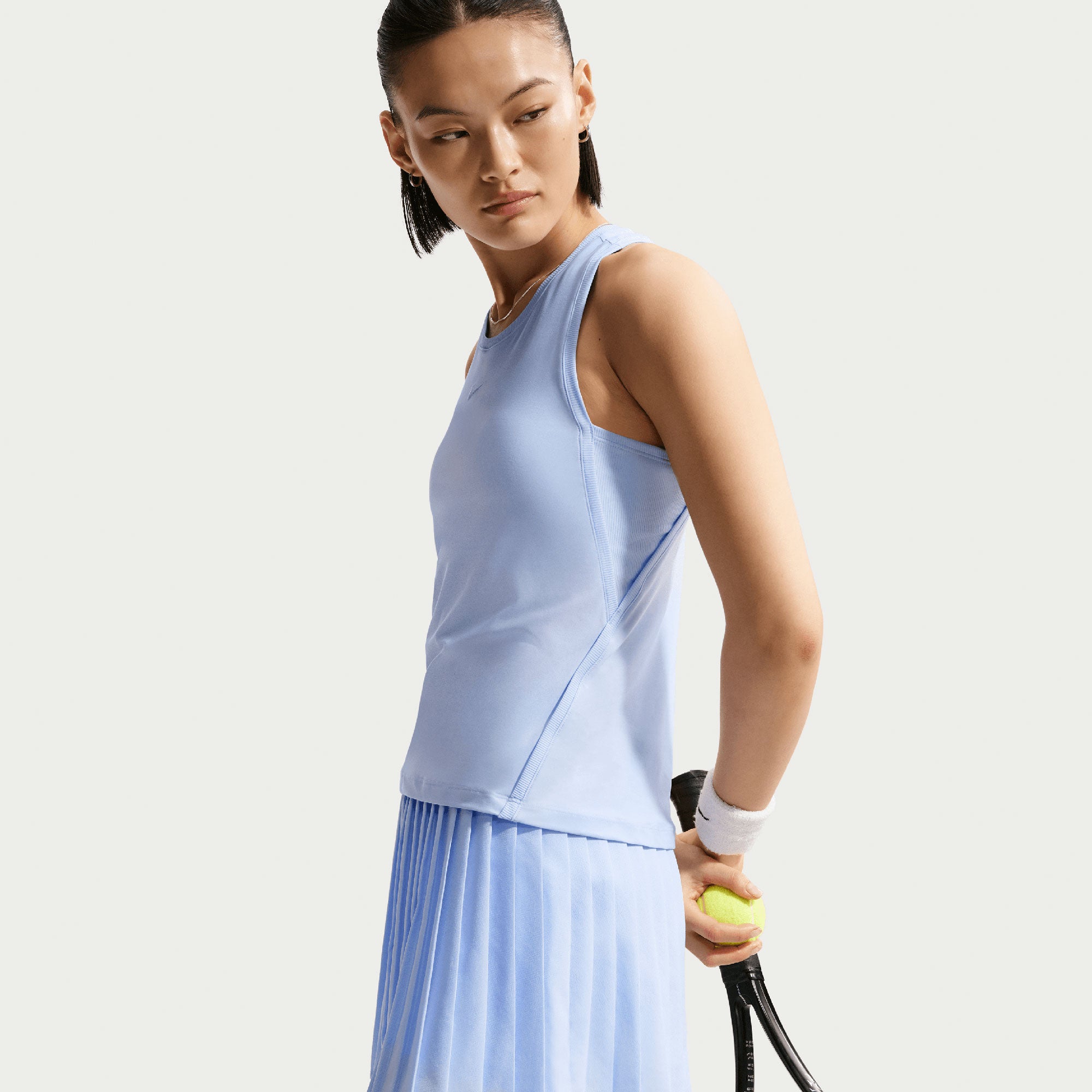 Nike Victory Women's Dri-FIT High-Waisted Pleated Tennis Skirt - Blue (4)
