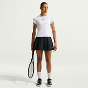 Nike Victory Women's Dri-FIT Mid-Rise Flouncy Tennis Skirt - Black (1)