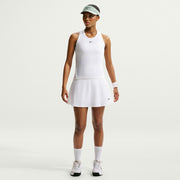 Nike Victory Women's Dri-FIT Mid-Rise Flouncy Tennis Skirt - White (1)