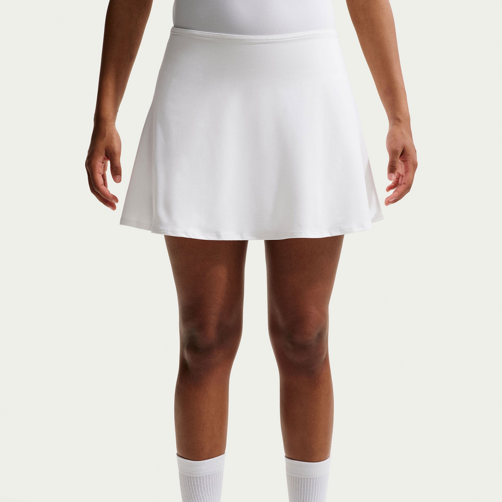 Nike Victory Women's Dri-FIT Mid-Rise Flouncy Tennis Skirt - White (3)