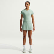 Nike Victory Women's Dri-FIT Mid-Rise Straight Tennis Skirt - Green (1)