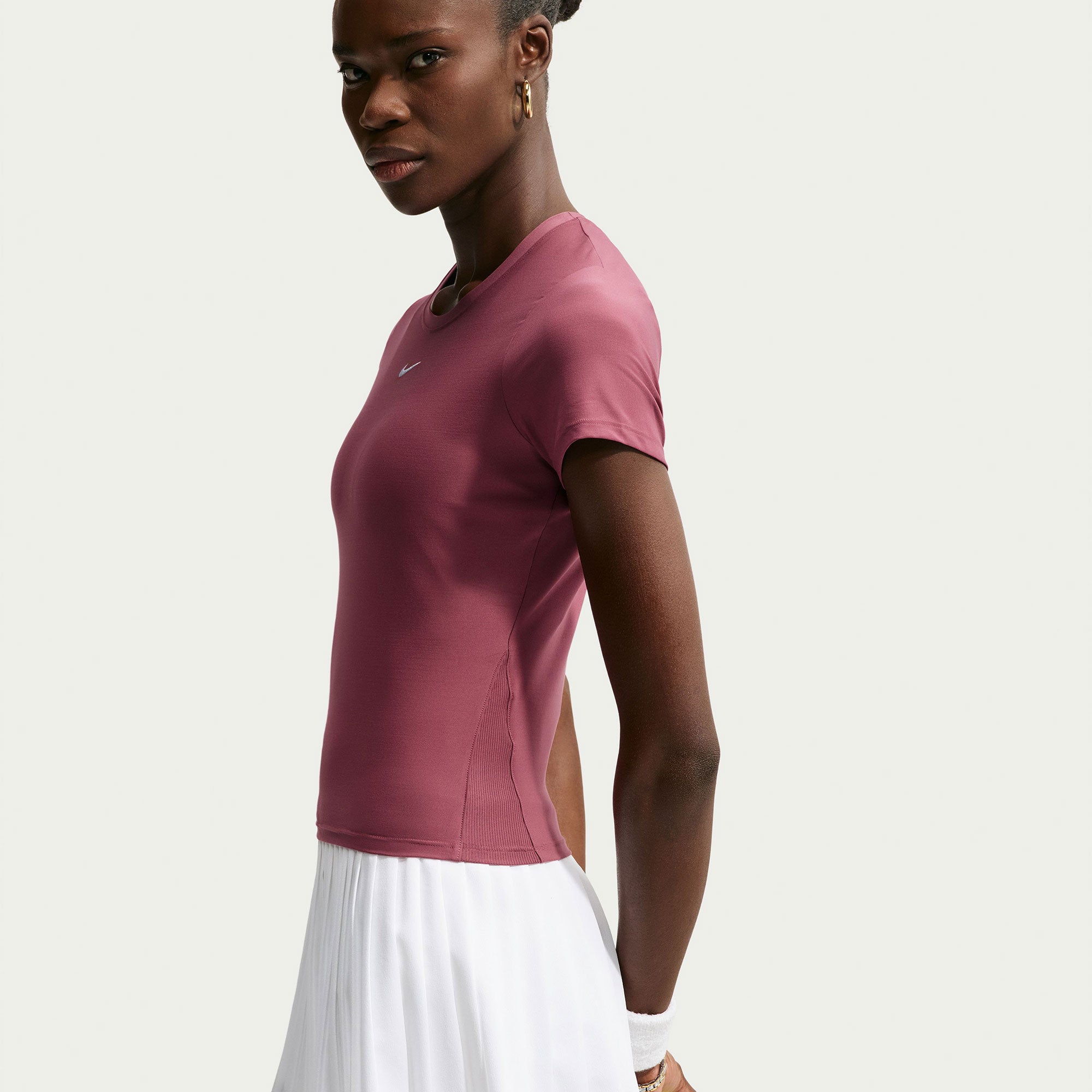 Nike Victory Women's Dri-FIT Tennis Shirt - Red (2)
