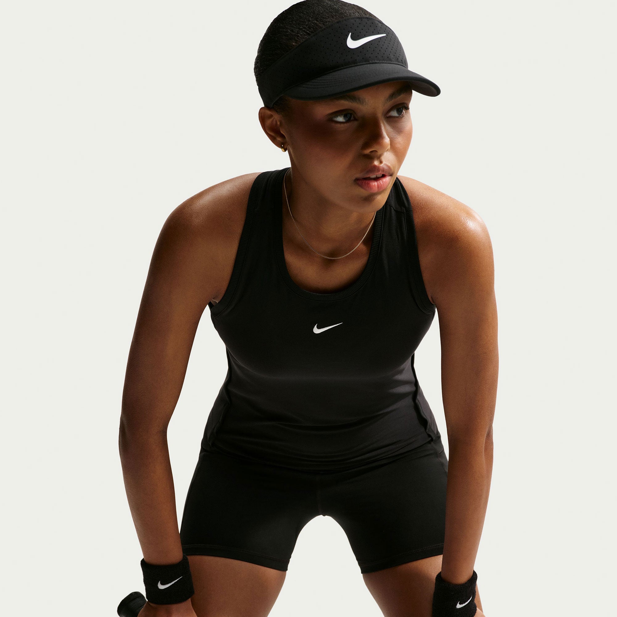 Nike Victory Women's Dri-FIT Tennis Tank - Black (3)