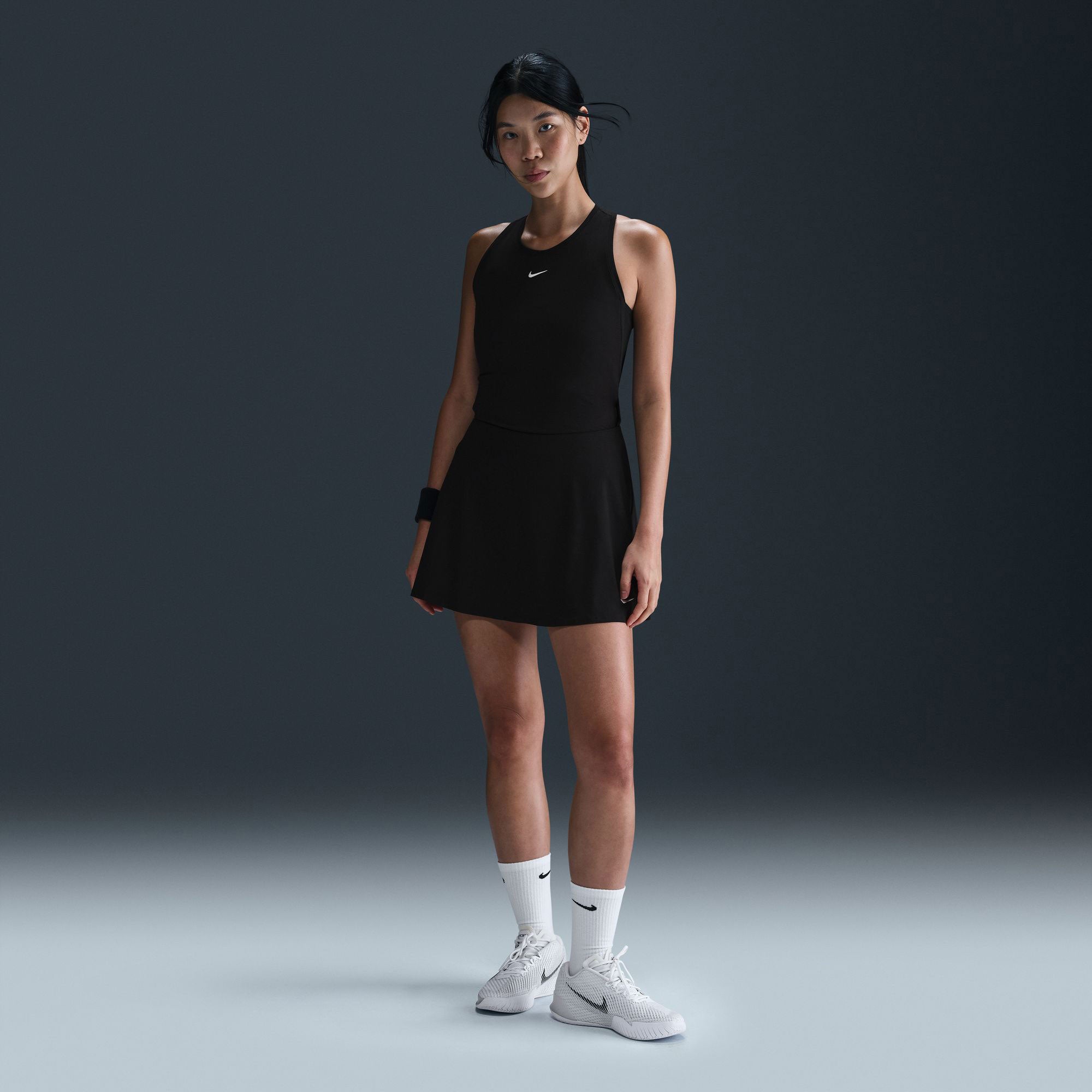 Nike Victory Women's Dri-FIT Tennis Tank - Black (4)