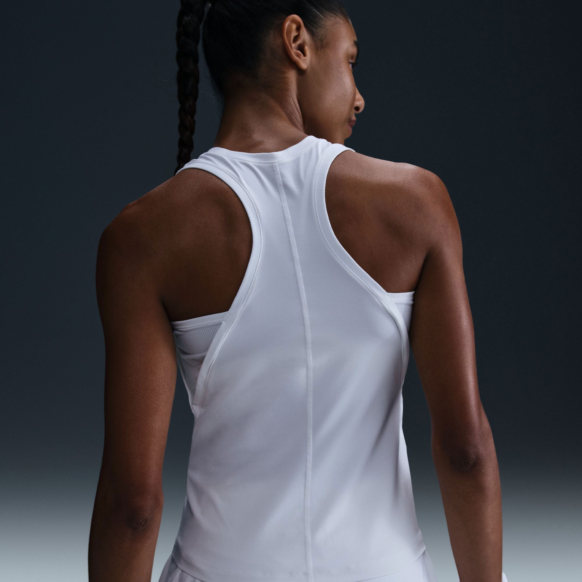 Nike Victory Women's Dri-FIT Tennis Tank - White (2)