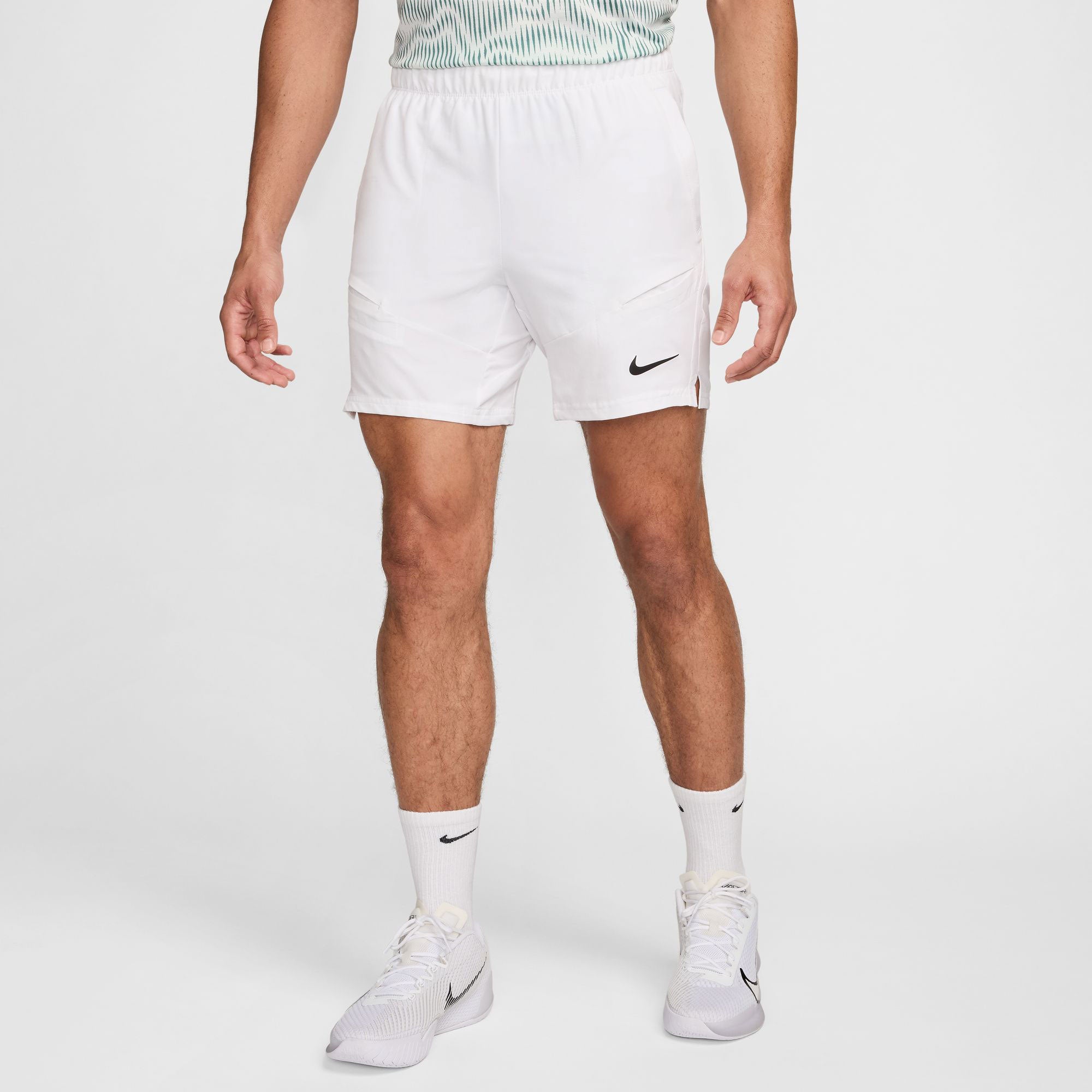 NikeCourt Advantage London Men's Dri-FIT 7-Inch Tennis Shorts - White (1)