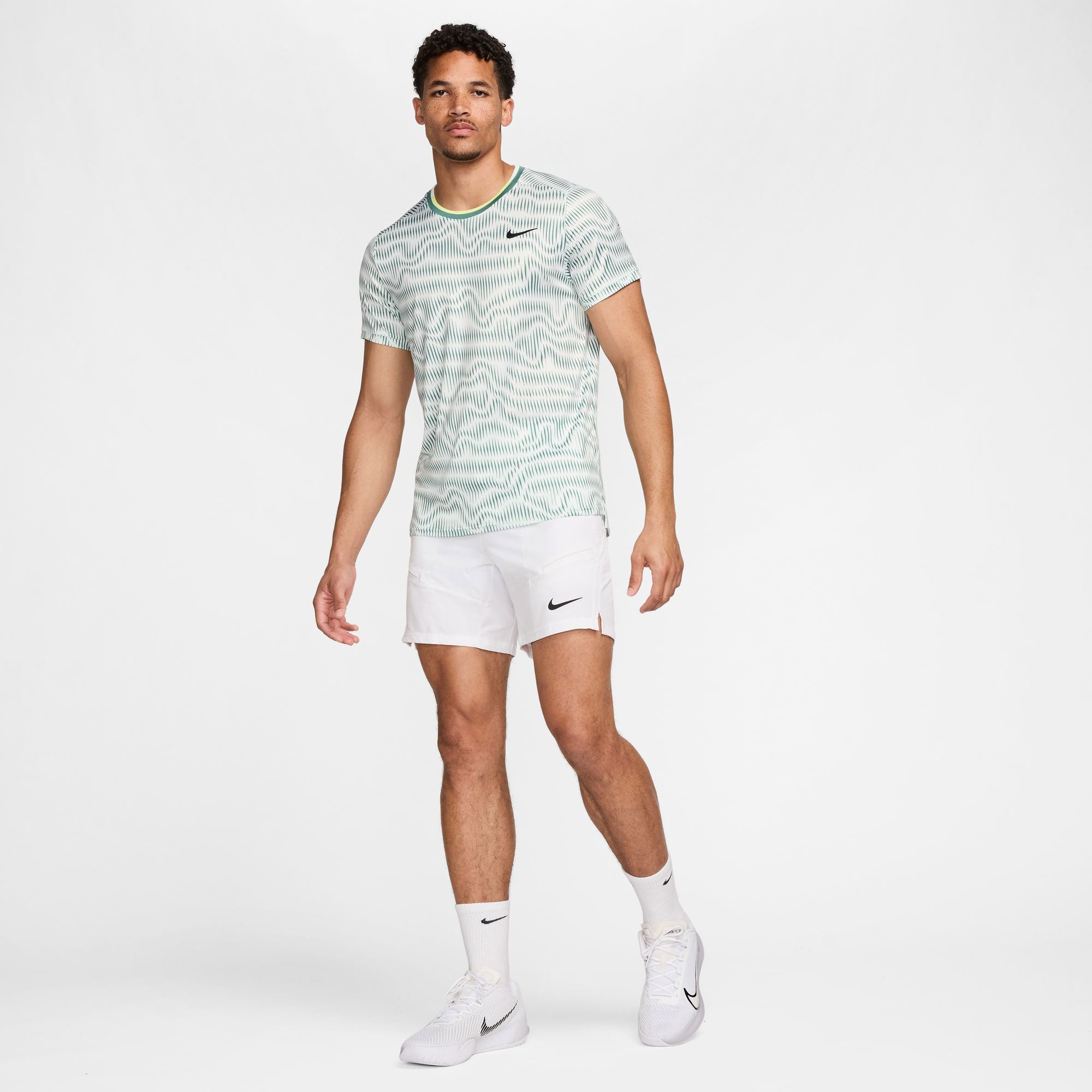 NikeCourt Advantage London Men's Dri-FIT 7-Inch Tennis Shorts - White (6)