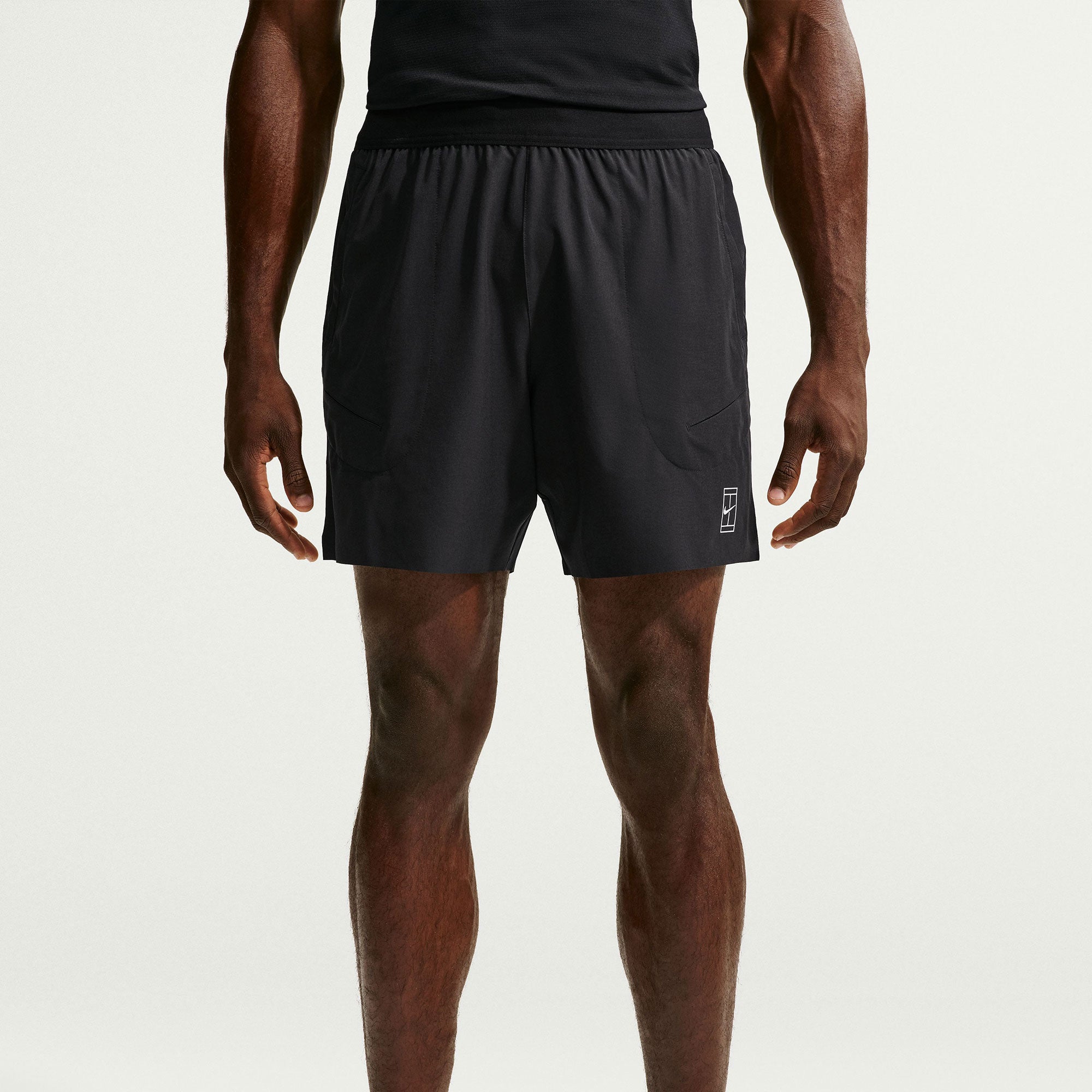 NikeCourt Advantage Men's Dri-FIT 6-Inch Tennis Shorts - Black (3)