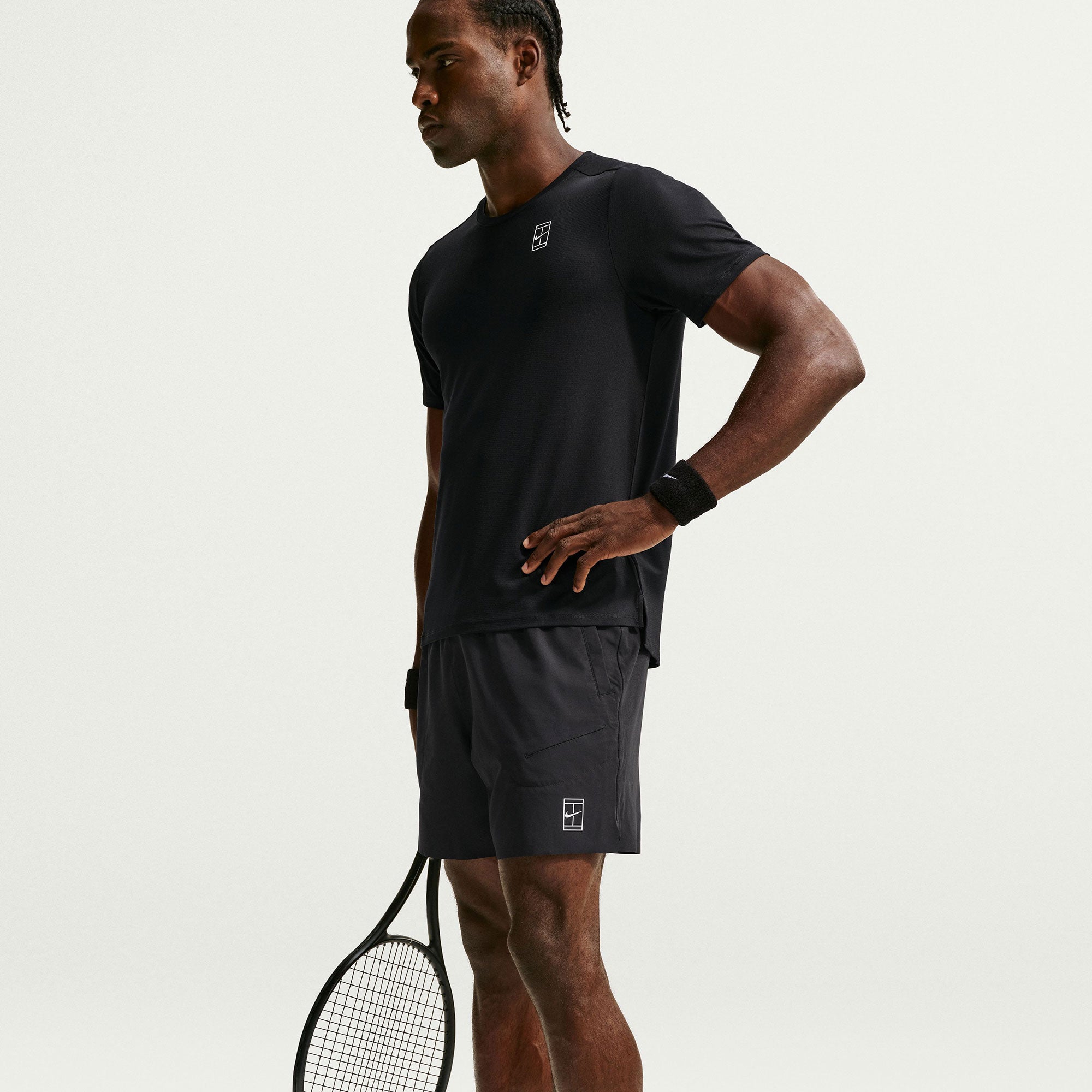 NikeCourt Advantage Men's Dri-FIT 6-Inch Tennis Shorts - Black
