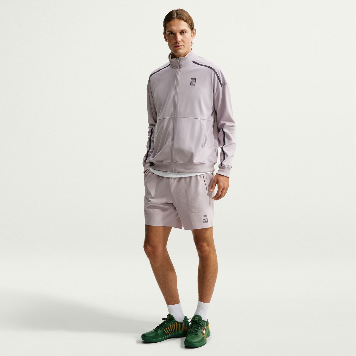 NikeCourt Advantage Men's Dri-FIT 6-Inch Tennis Shorts - Grey (1)