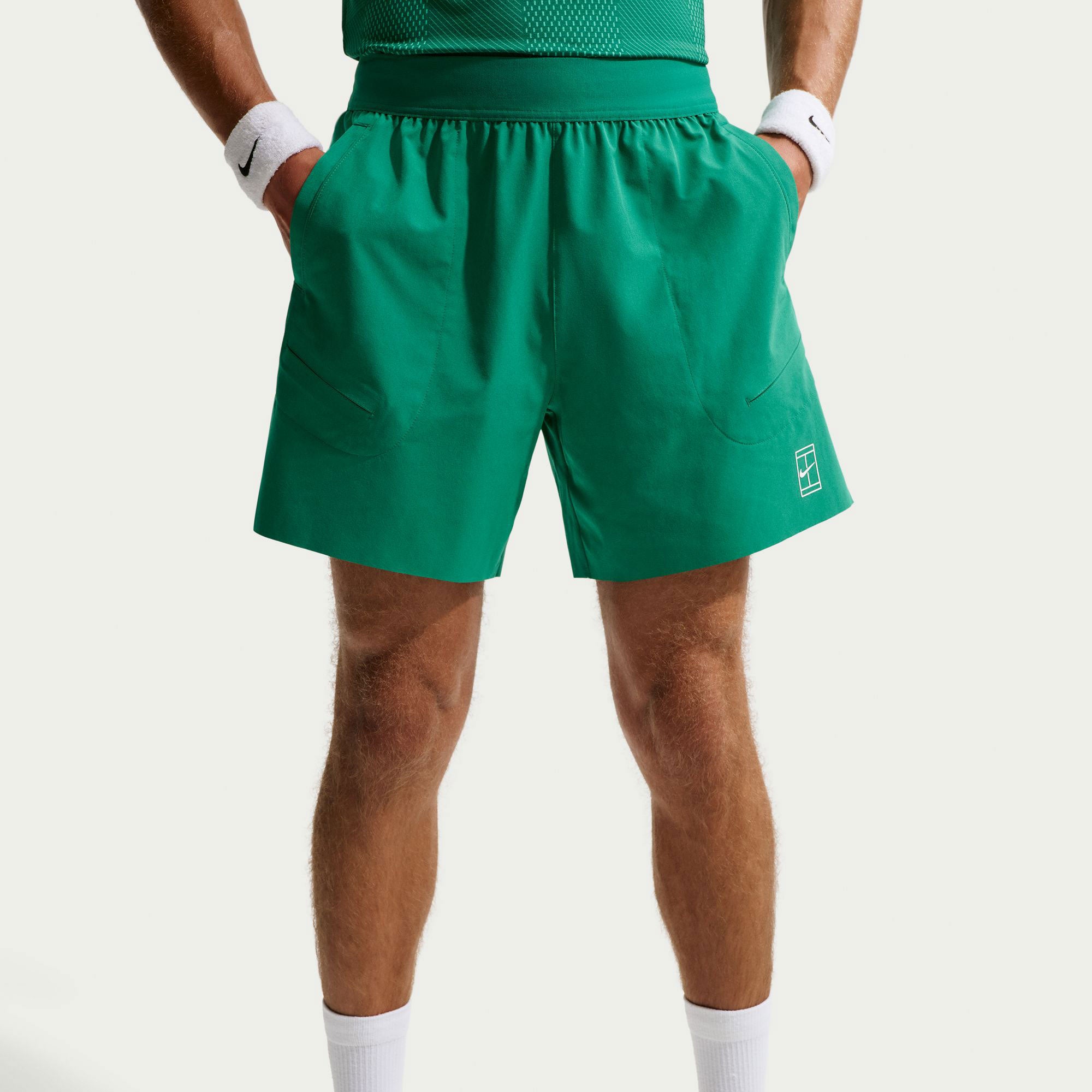 NikeCourt Advantage Men's Dri-FIT 6-Inch Tennis Shorts - Green (3)