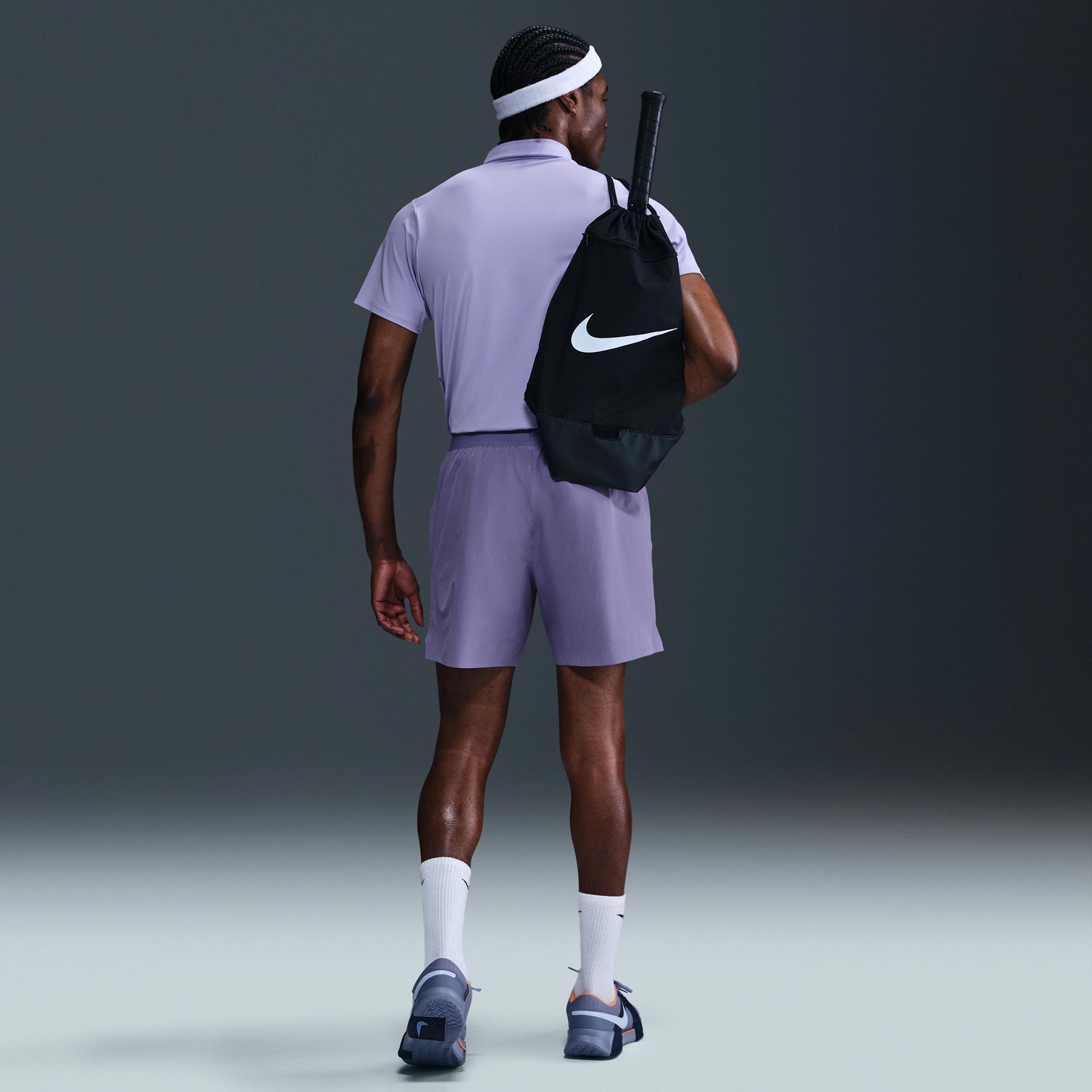 NikeCourt Advantage Men's Dri-FIT 6-Inch Tennis Shorts - Purple (2)