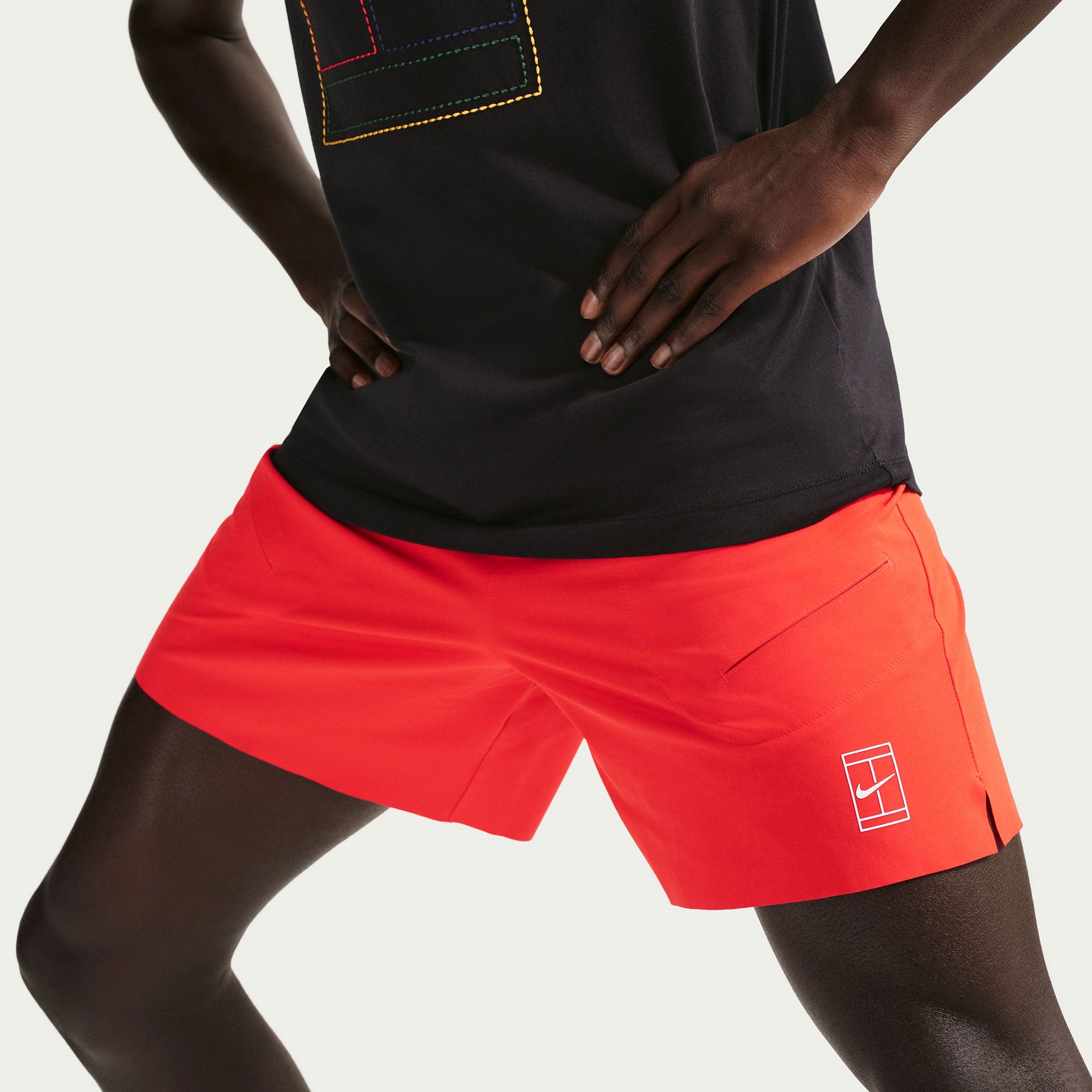 NikeCourt Advantage Men's Dri-FIT 6-Inch Tennis Shorts - Red (5)