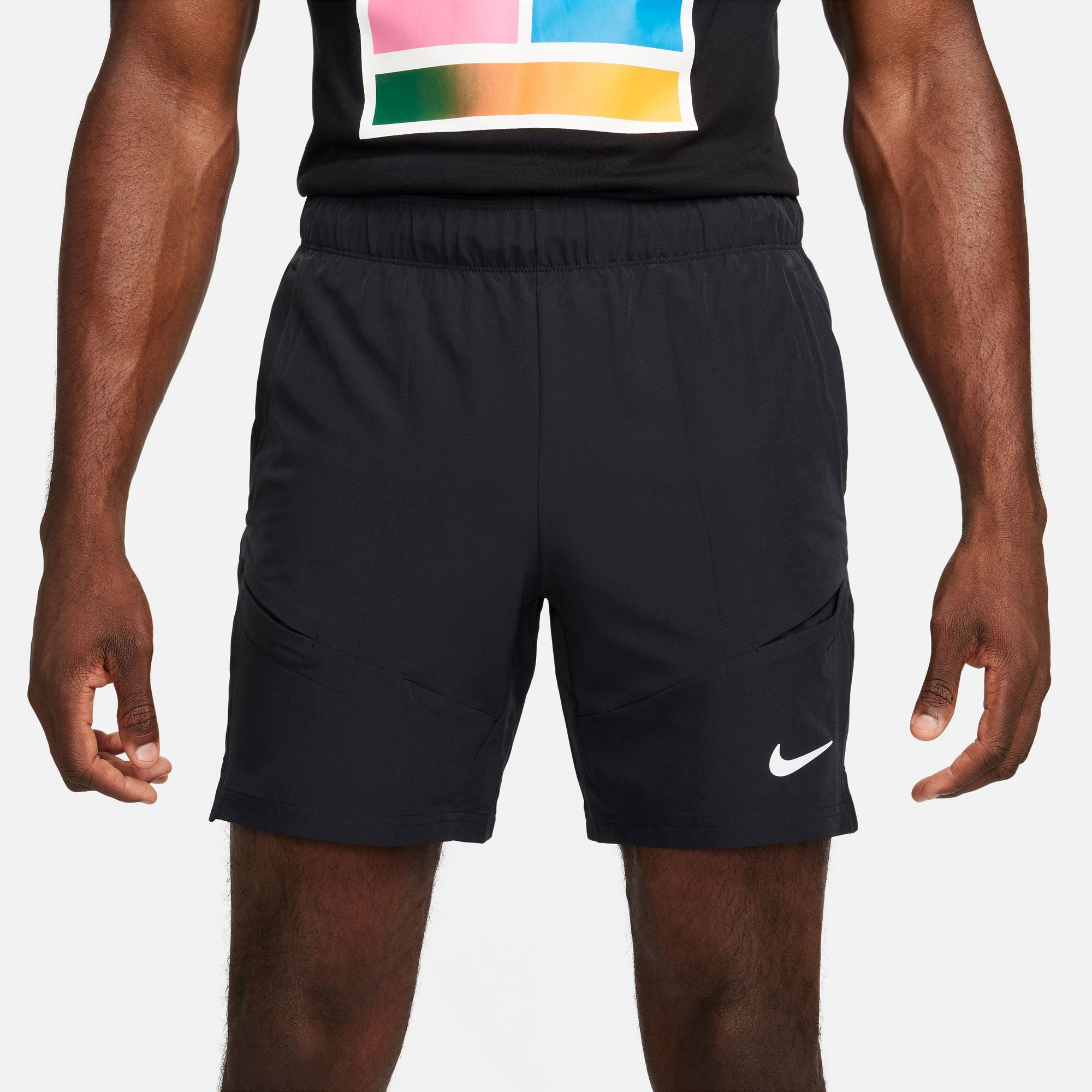 NikeCourt Advantage Men's Dri-FIT 7-Inch Tennis Shorts - Black (3)