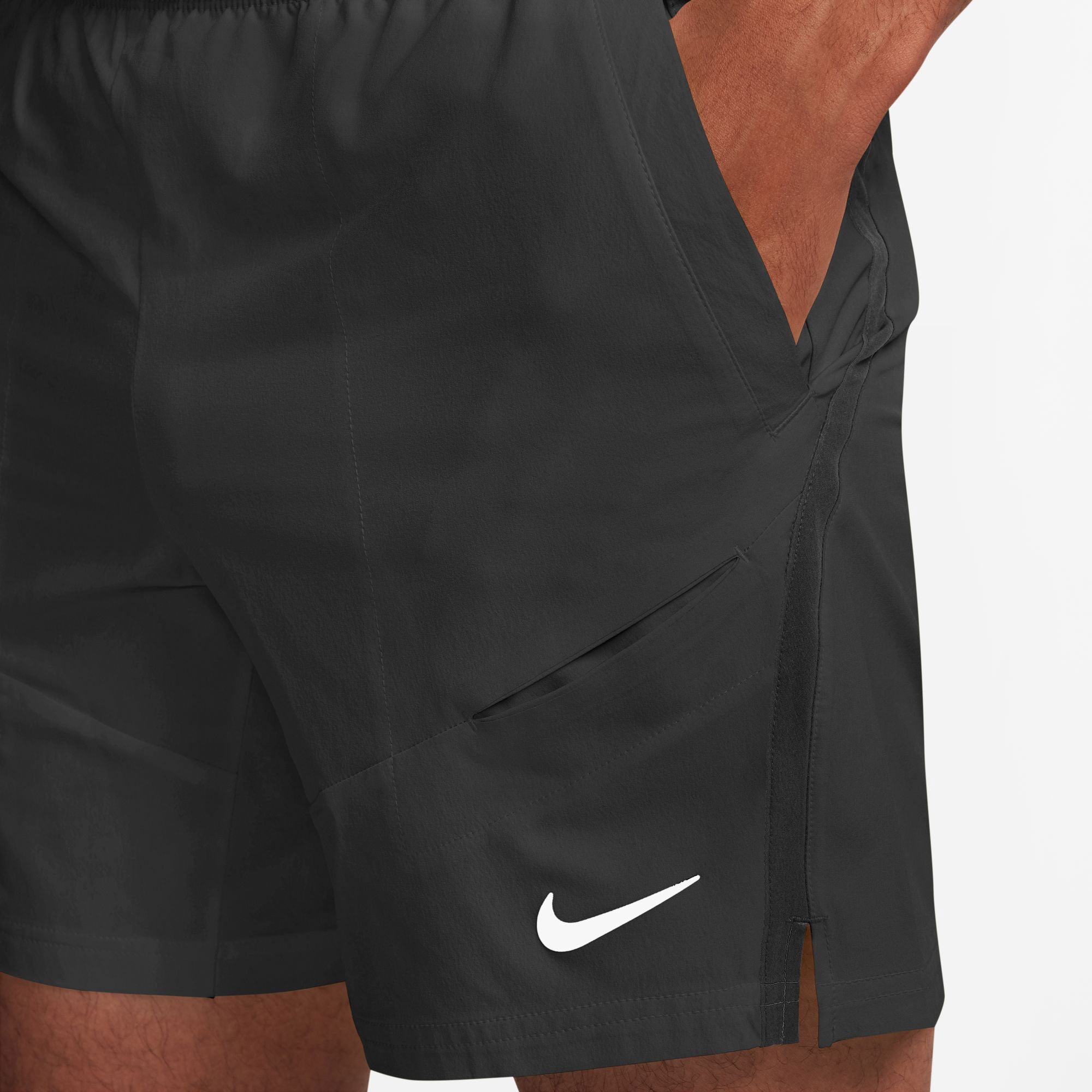 NikeCourt Advantage Men's Dri-FIT 7-Inch Tennis Shorts - Black (4)