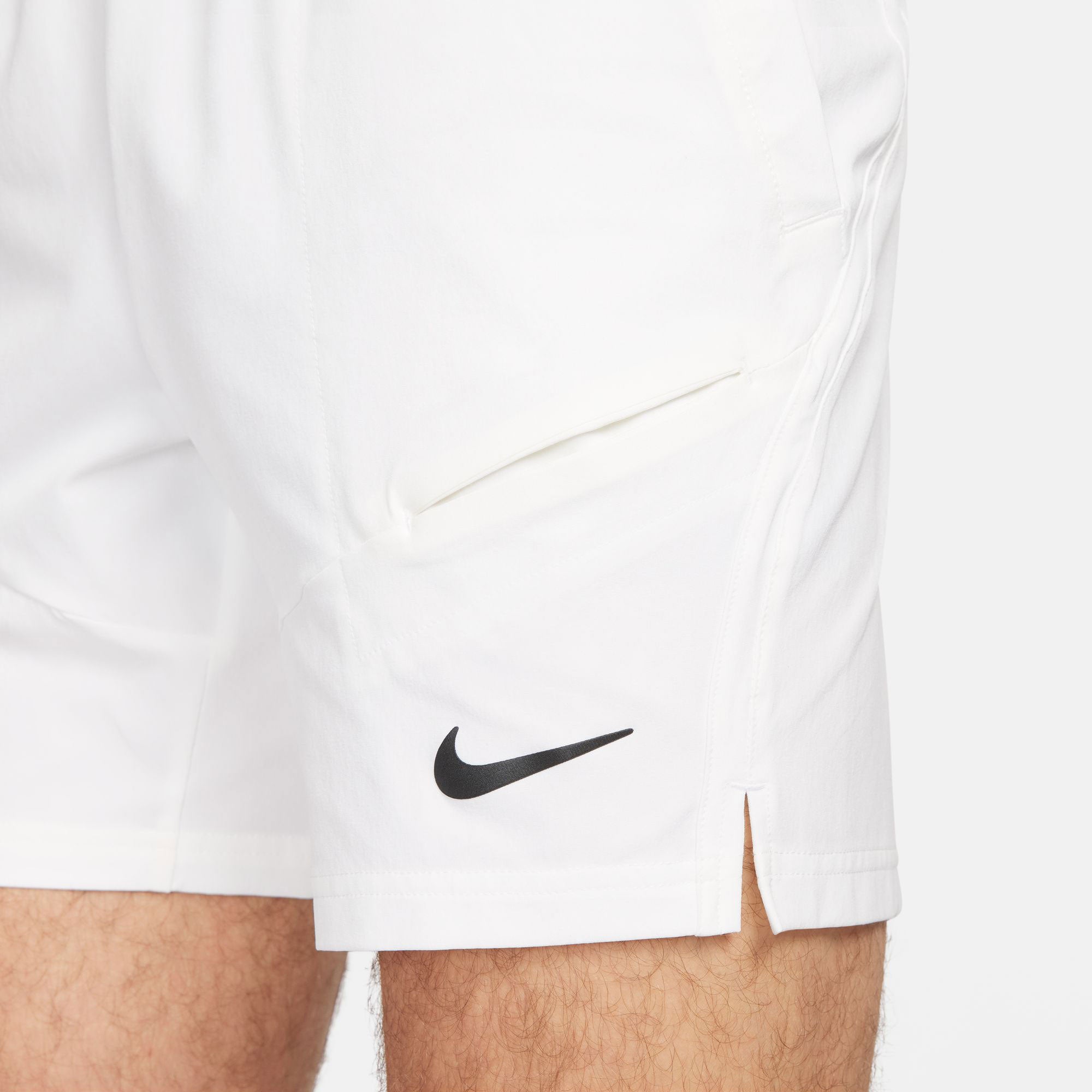 NikeCourt Advantage Men's Dri-FIT 7-Inch Tennis Shorts - White (6)