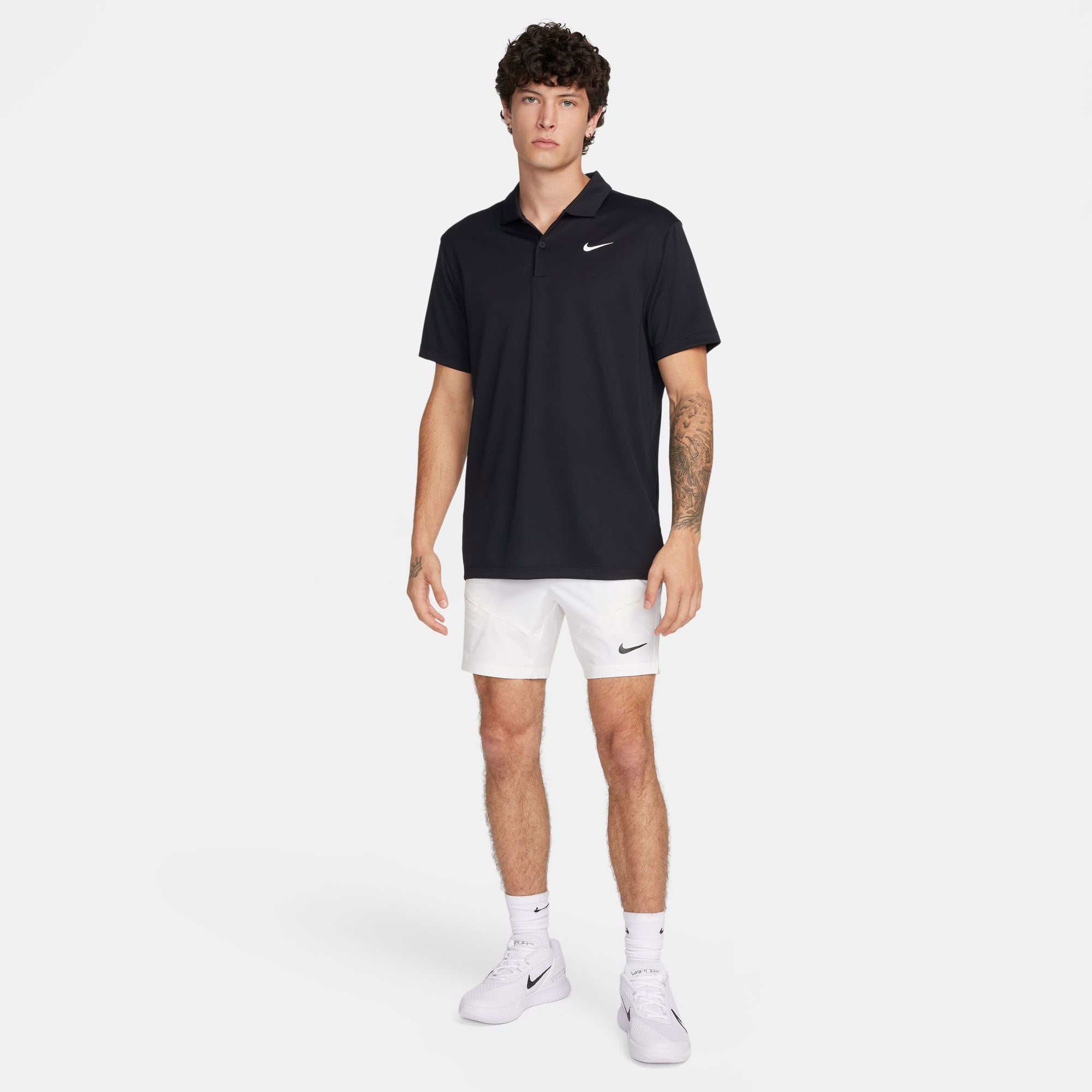 NikeCourt Advantage Men s Dri FIT 7 Inch Tennis Shorts White Tennis Only