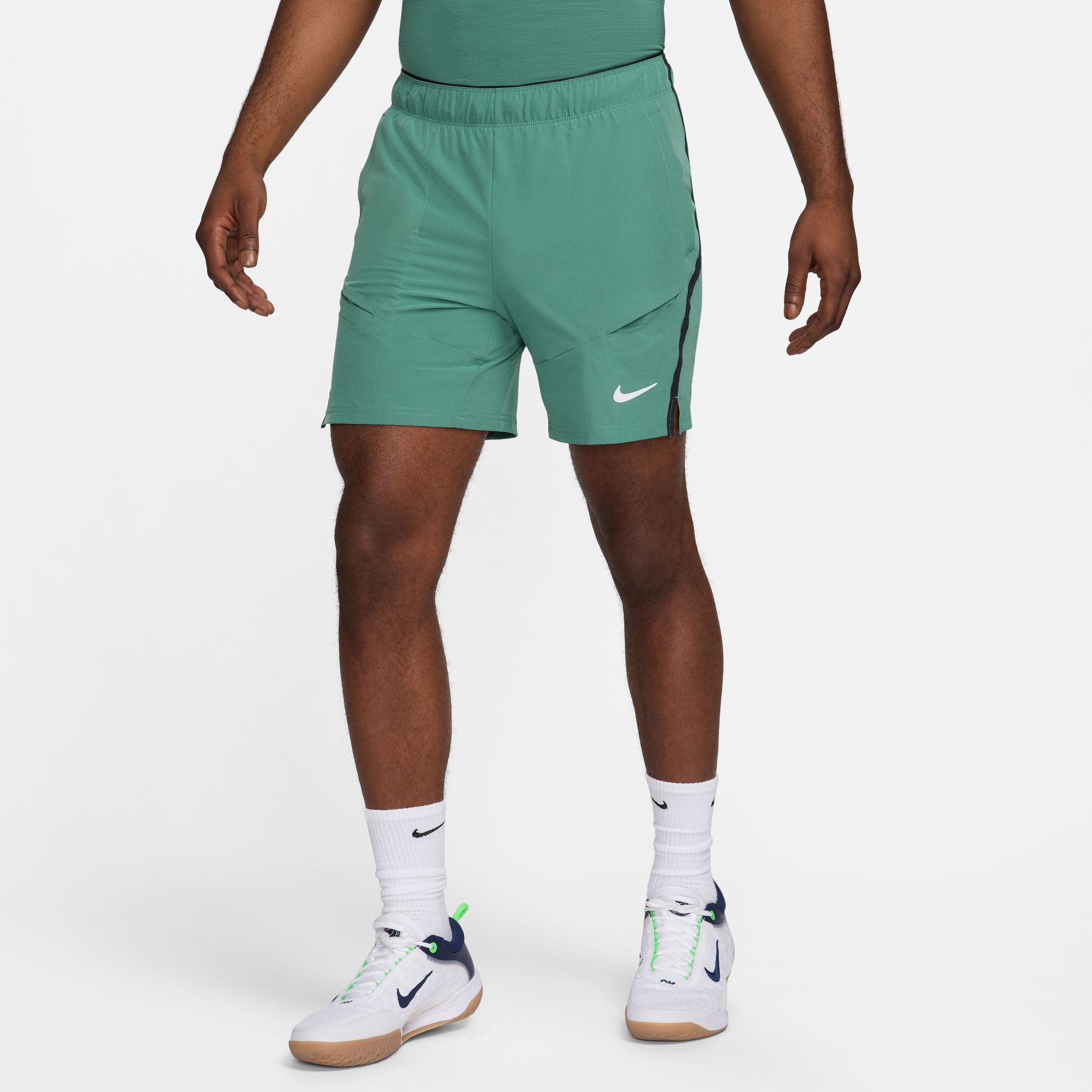 NikeCourt Advantage Men's Dri-FIT 7-Inch Tennis Shorts - Green (1)