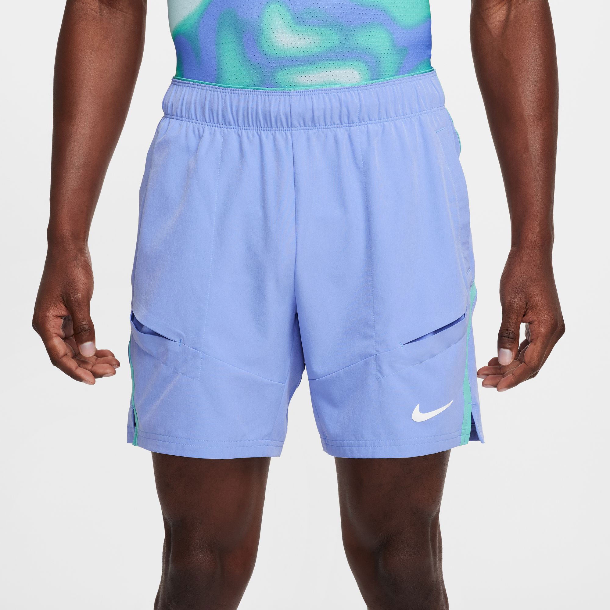 NikeCourt Advantage Men's Dri-FIT 7-Inch Tennis Shorts - Blue (3)
