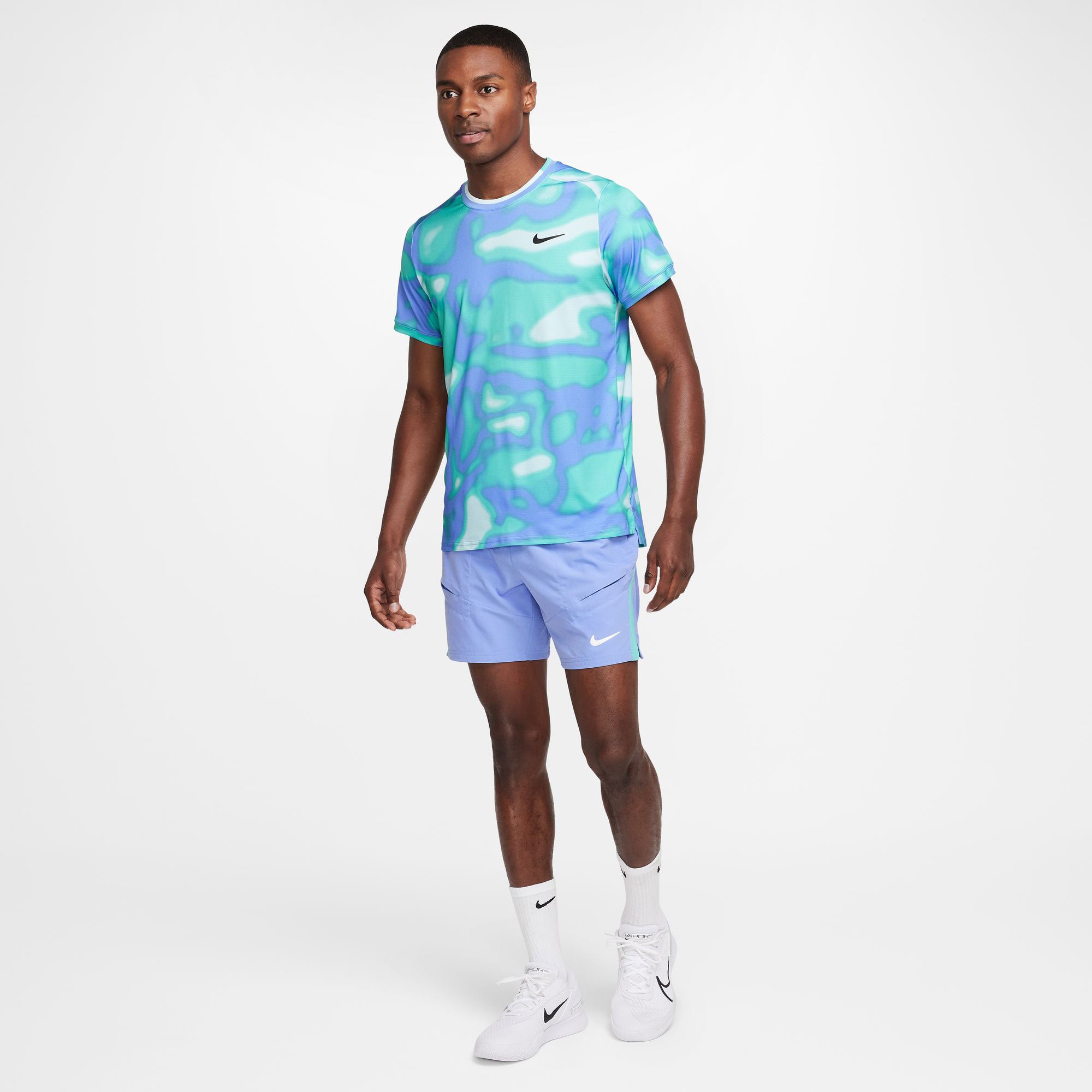 NikeCourt Advantage Men's Dri-FIT 7-Inch Tennis Shorts - Blue (7)