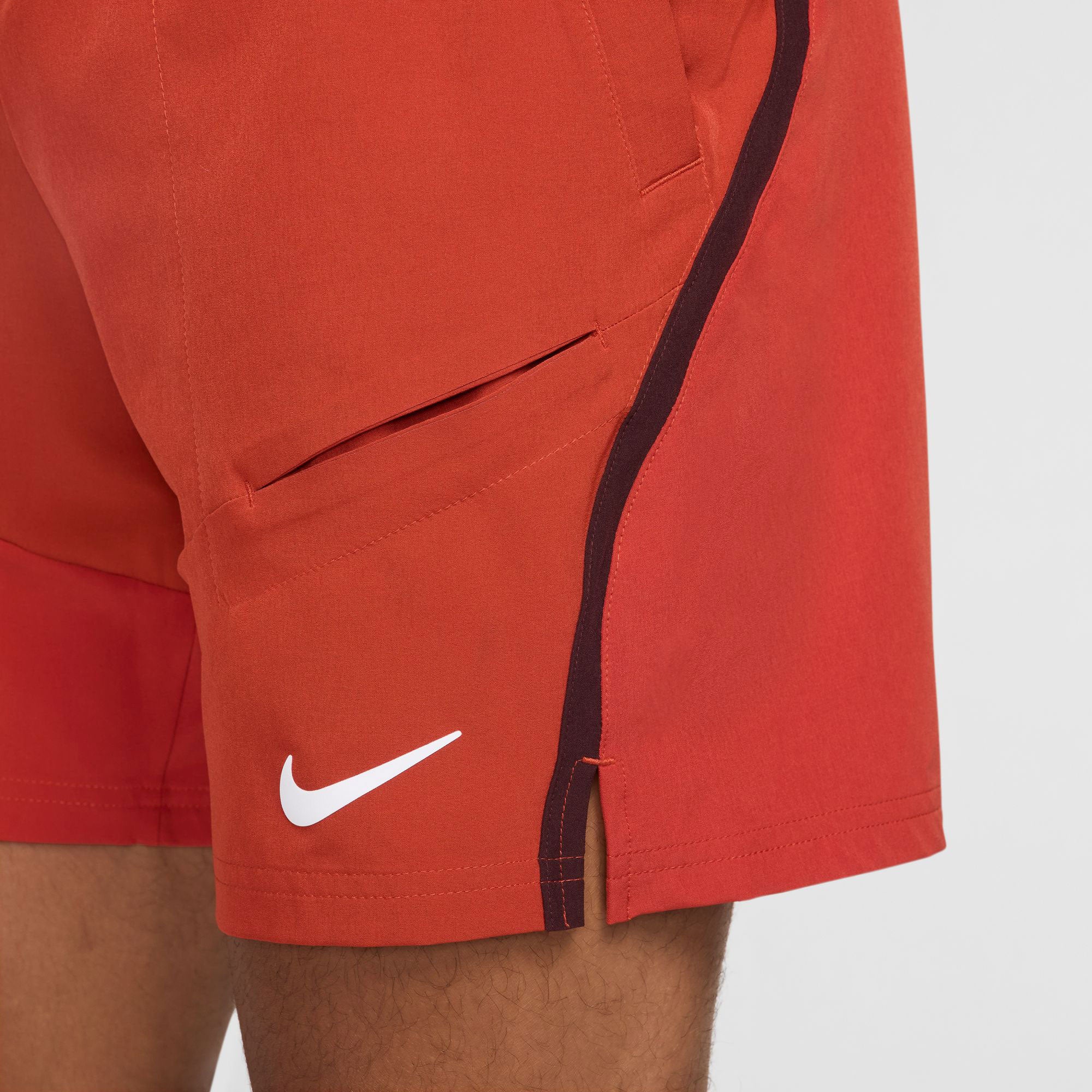 NikeCourt Advantage Men's Dri-FIT 7-Inch Tennis Shorts - Red (6)