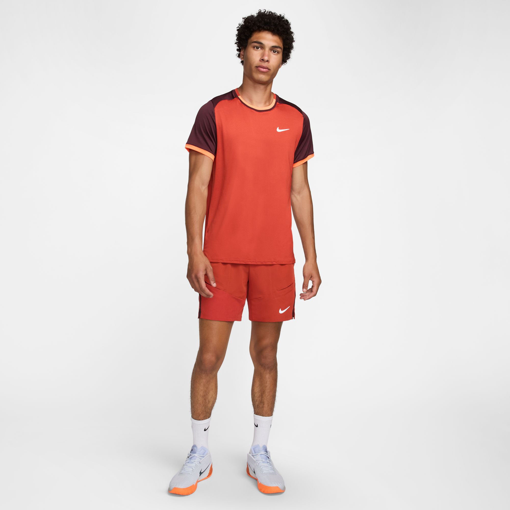 NikeCourt Advantage Men's Dri-FIT 7-Inch Tennis Shorts - Red (7)