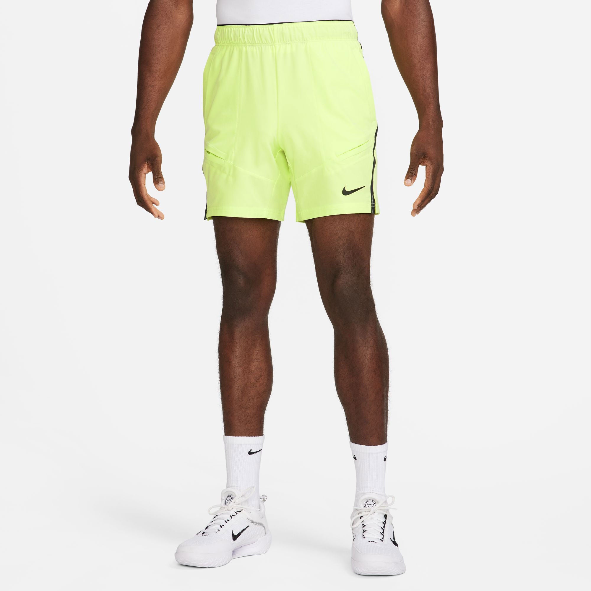 NikeCourt Advantage Men's Dri-FIT 7-Inch Tennis Shorts - Yellow (1)