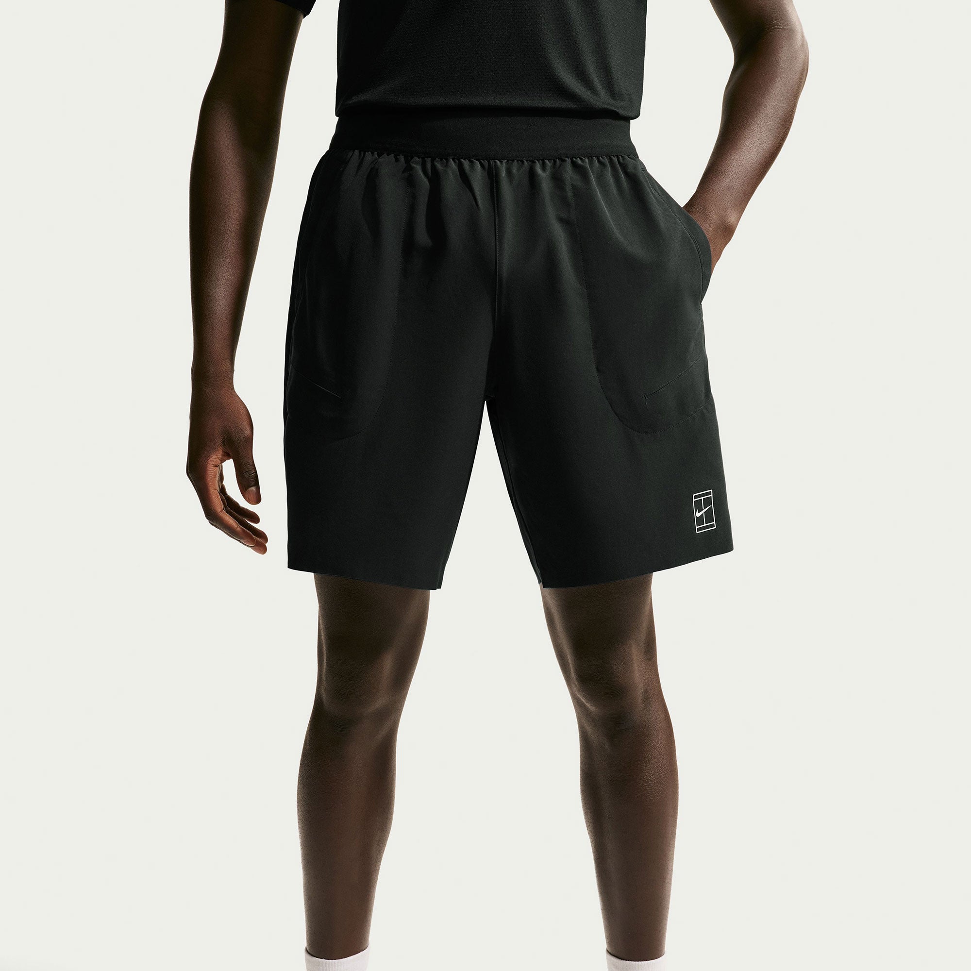 NikeCourt Advantage Men's Dri-FIT 8-Inch Tennis Shorts - Black (4)