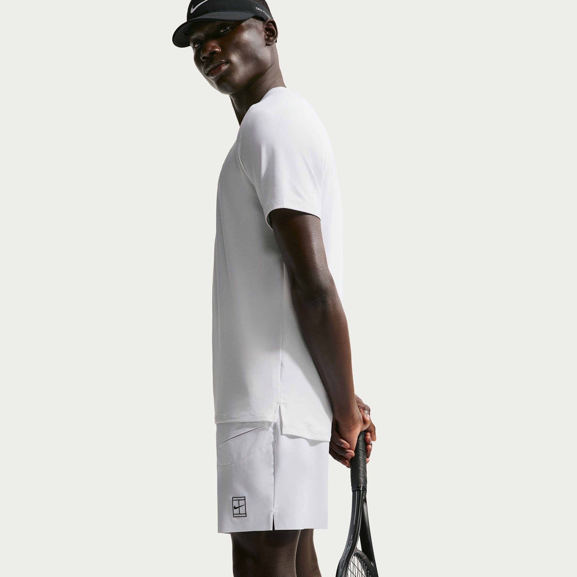NikeCourt Advantage Men's Dri-FIT 8-Inch Tennis Shorts - White (3)