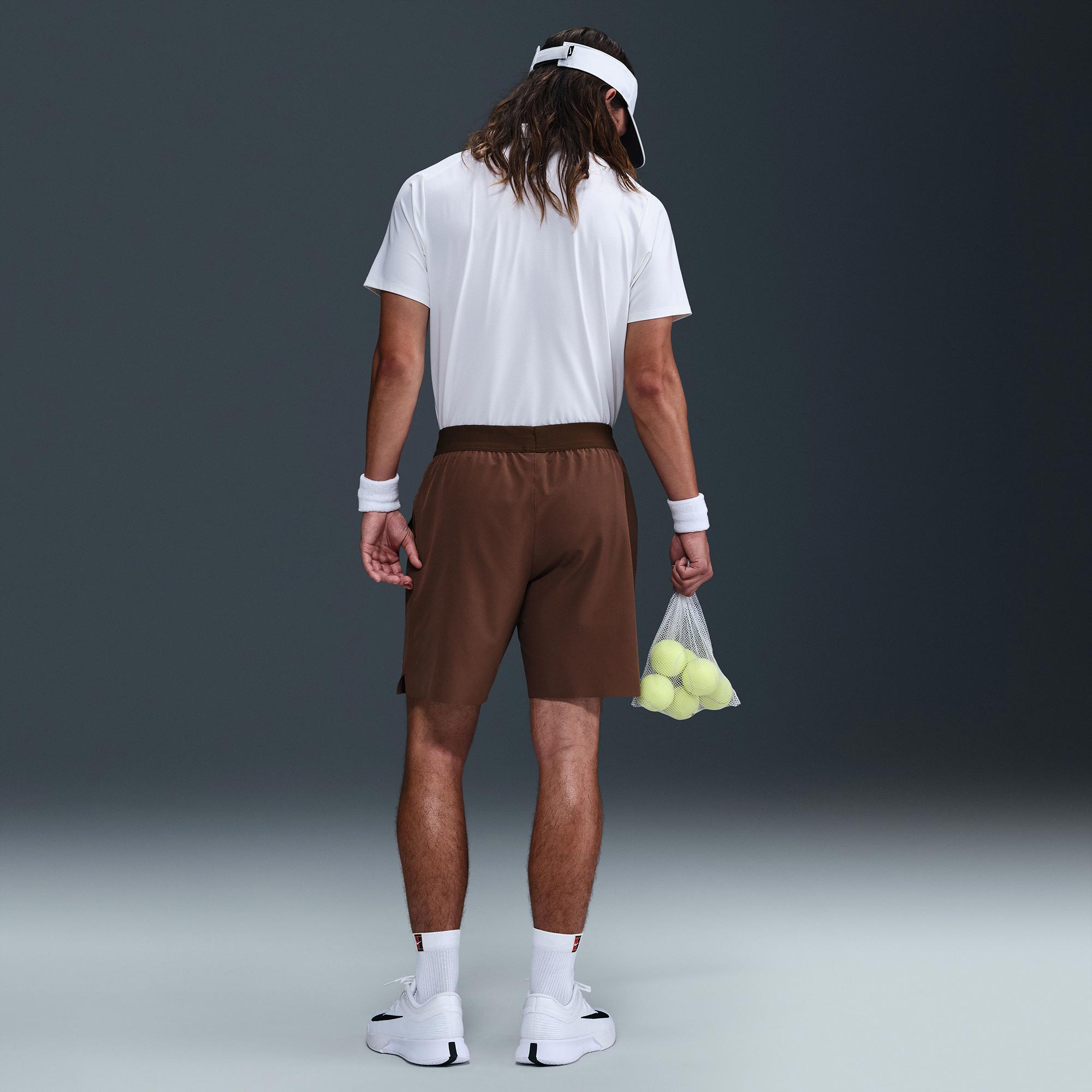 NikeCourt Advantage Men's Dri-FIT 8-Inch Tennis Shorts - Brown (2)
