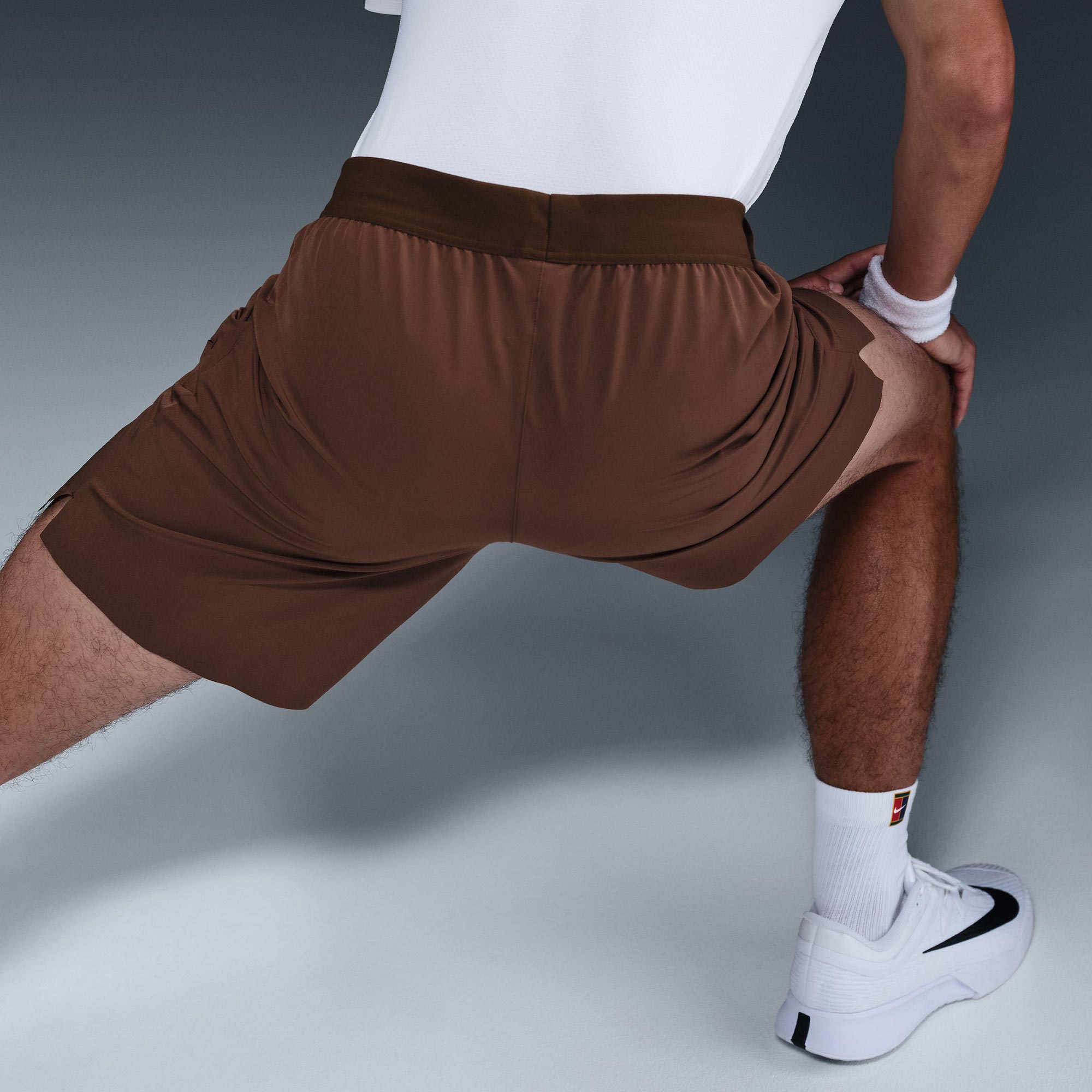 NikeCourt Advantage Men's Dri-FIT 8-Inch Tennis Shorts - Brown (4)