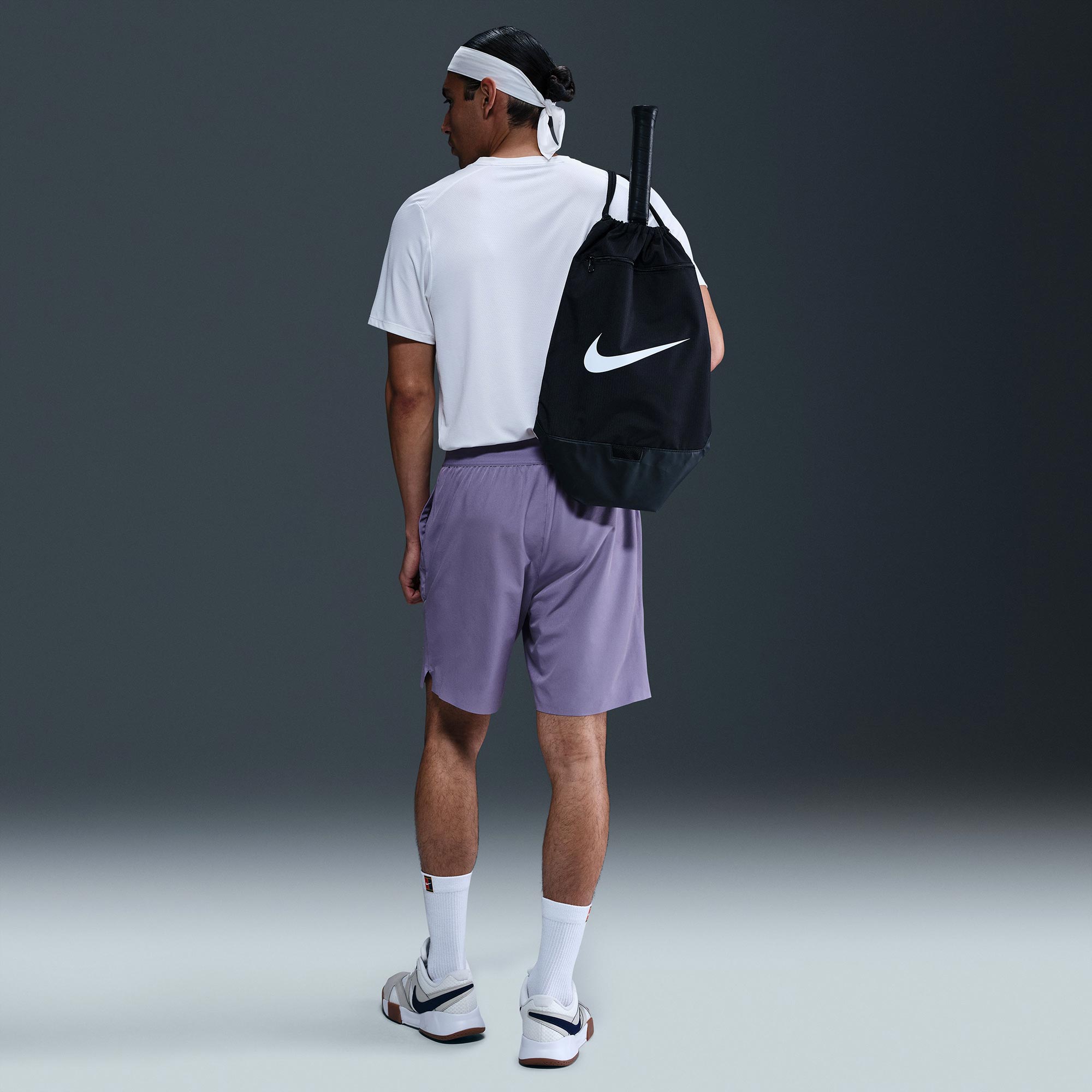 NikeCourt Advantage Men's Dri-FIT 8-Inch Tennis Shorts - Purple (2)