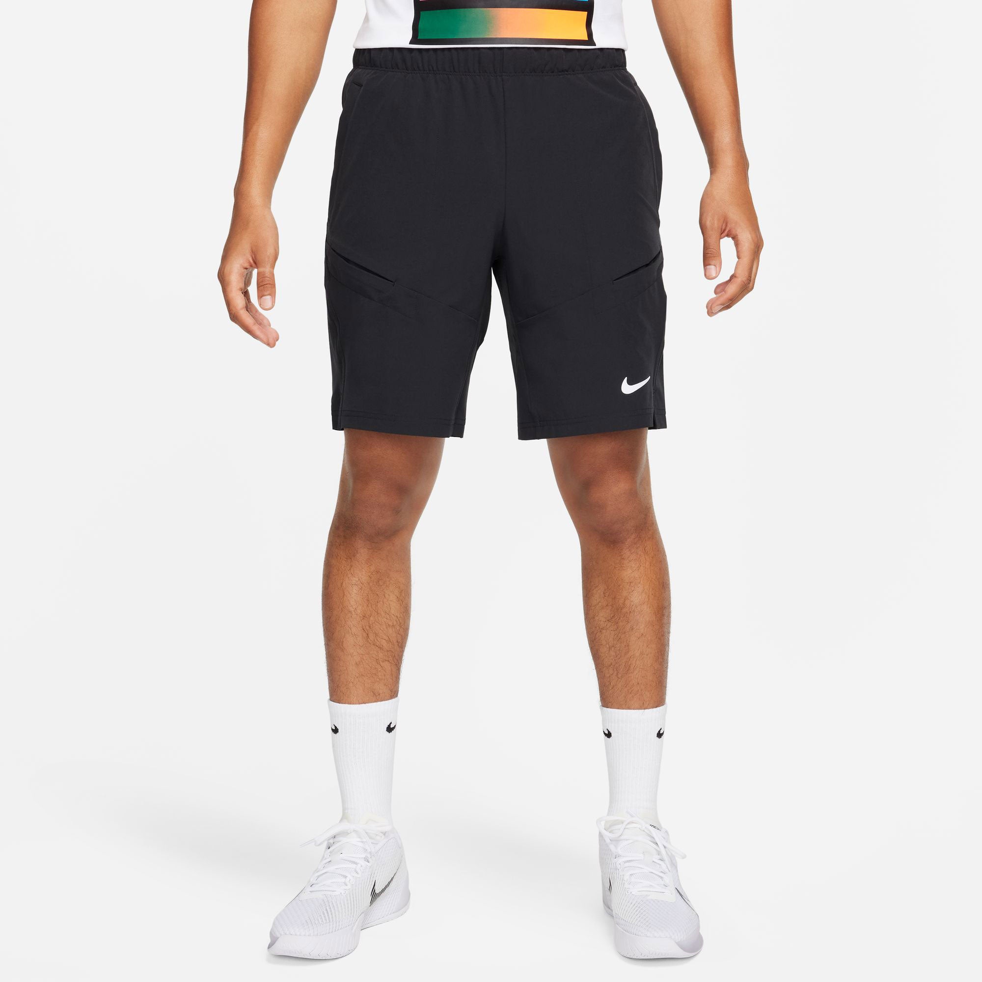NikeCourt Advantage Men's Dri-FIT 9-Inch Tennis Shorts - Black (1)