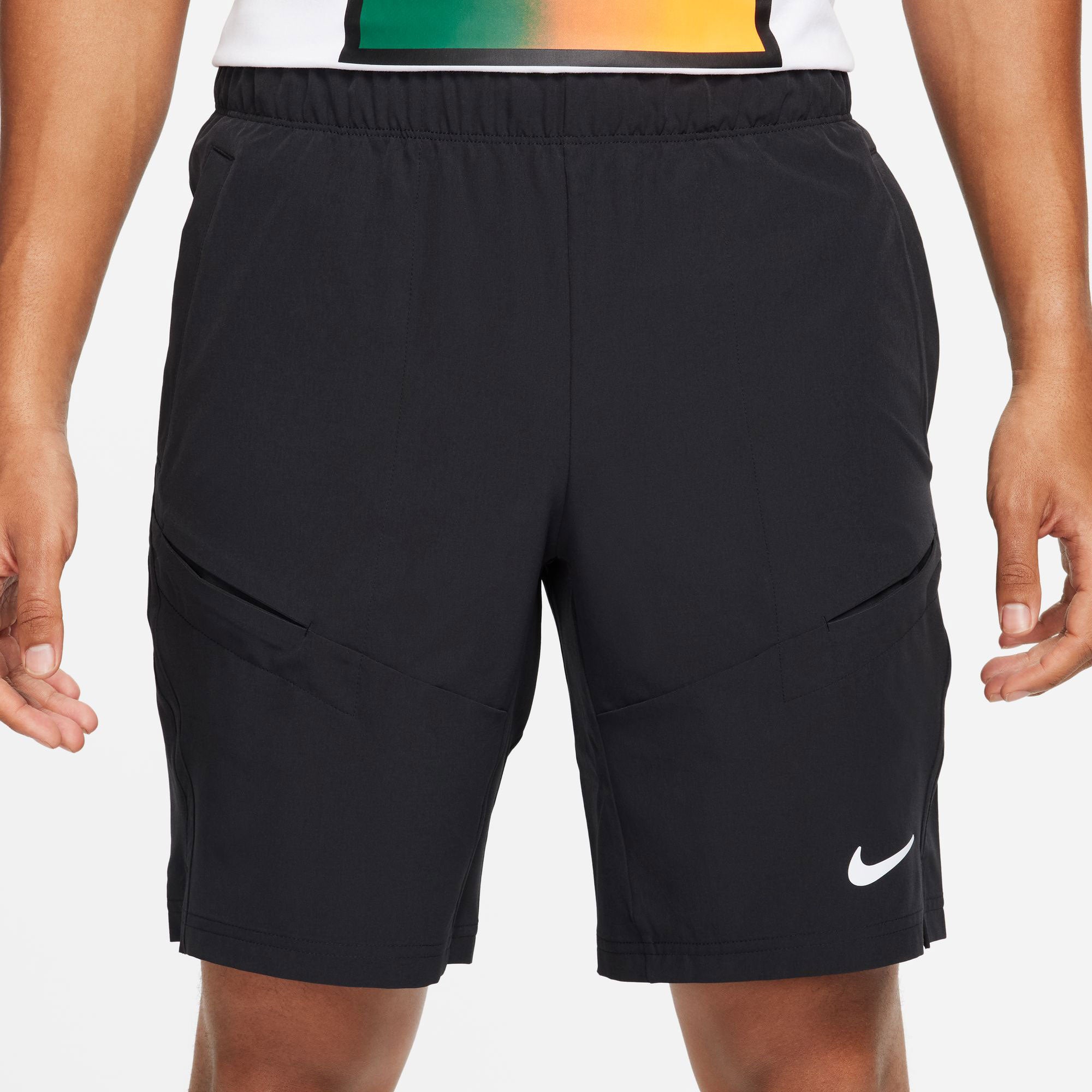 NikeCourt Advantage Men's Dri-FIT 9-Inch Tennis Shorts - Black (3)