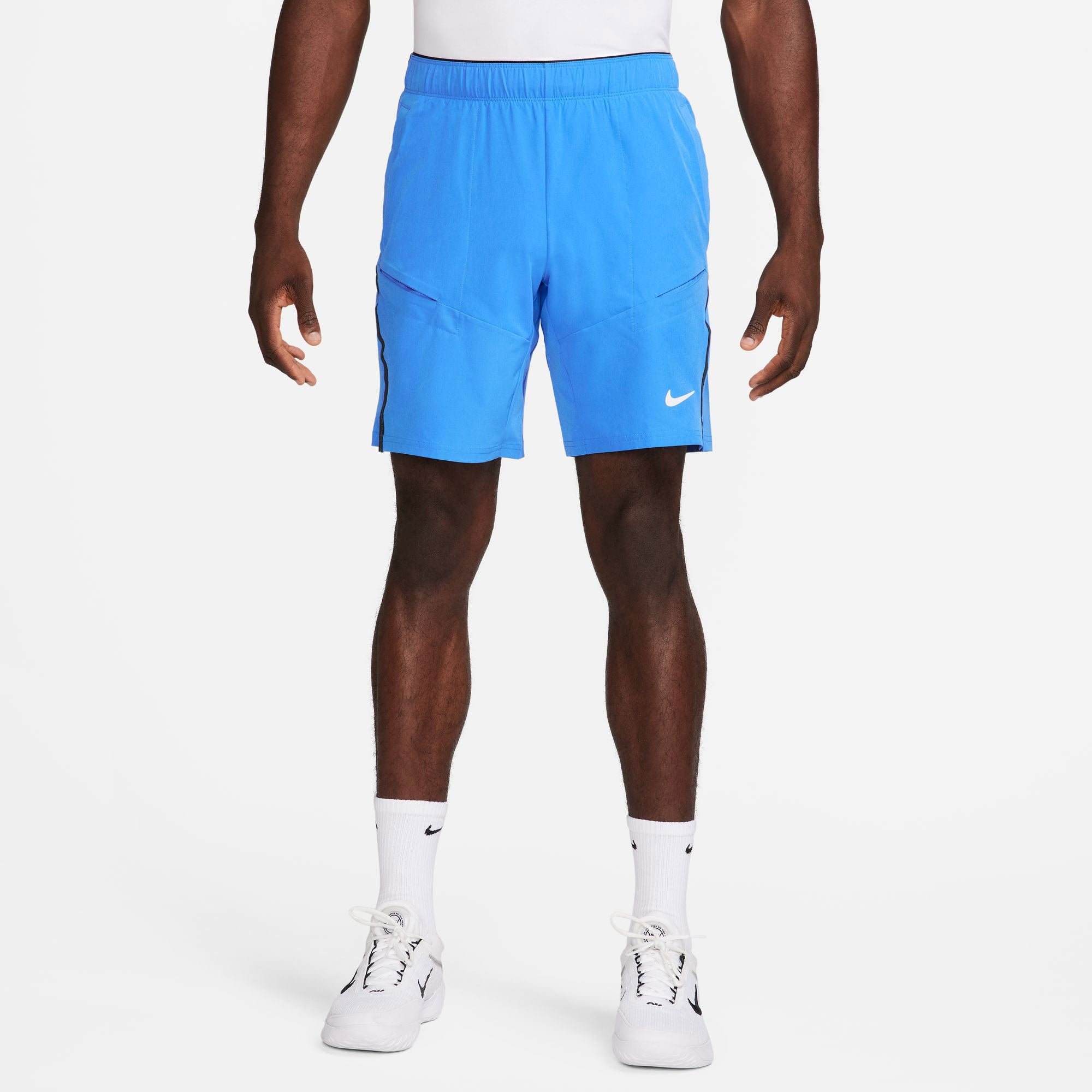 NikeCourt Advantage Men's Dri-FIT 9-Inch Tennis Shorts - Blue (1)