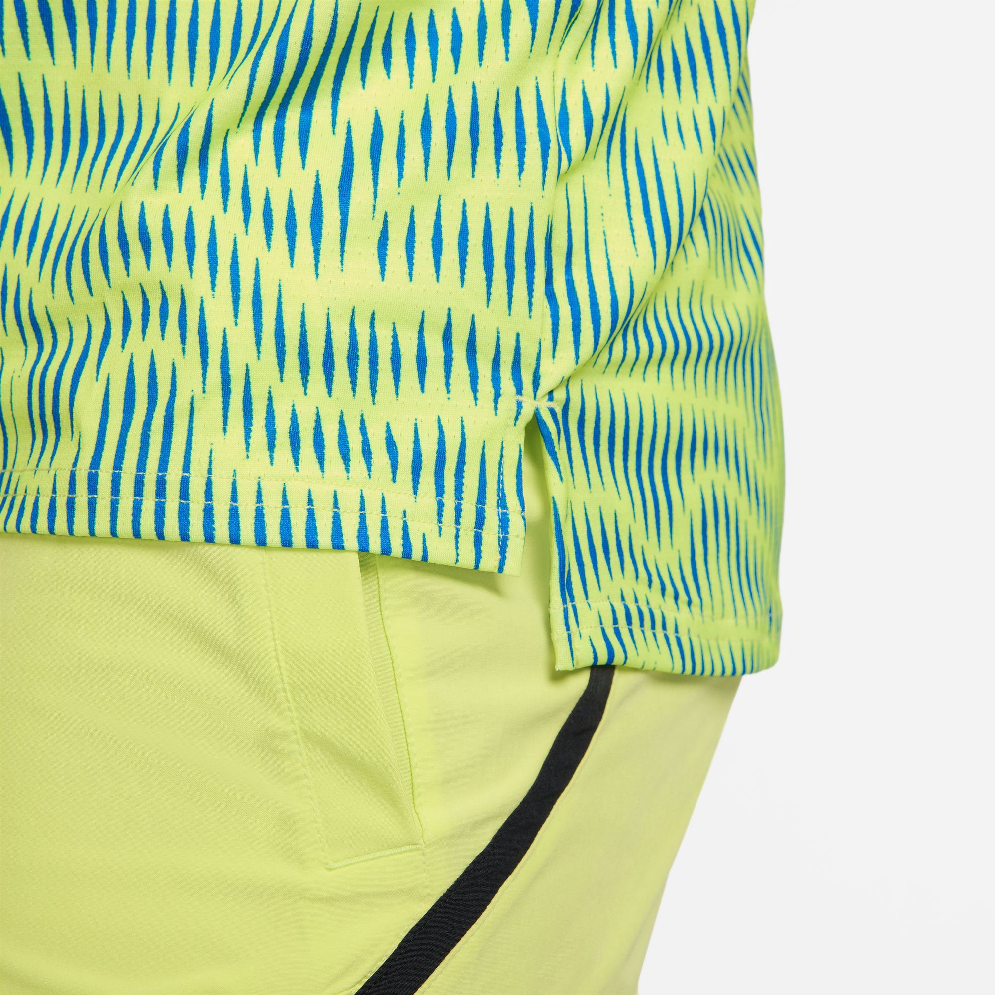 NikeCourt Advantage Men's Dri-FIT Printed Tennis Shirt - Yellow (4)