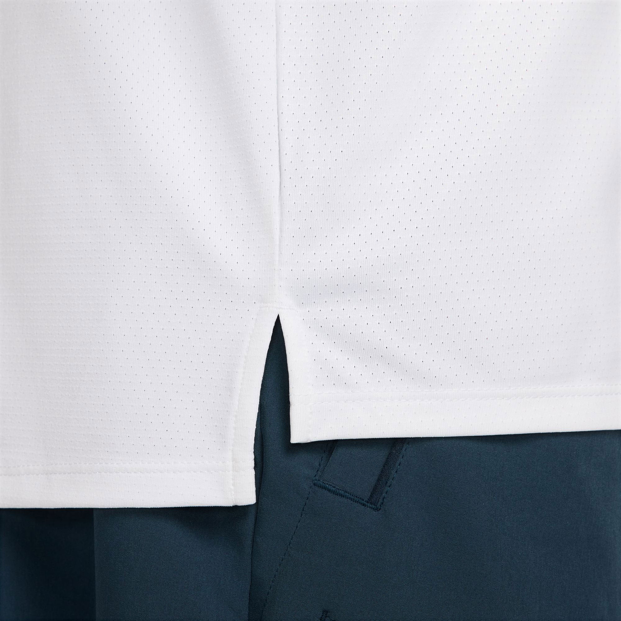 NikeCourt Advantage Men's Dri-FIT Printed Tennis Shirt - Dark Blue (4)