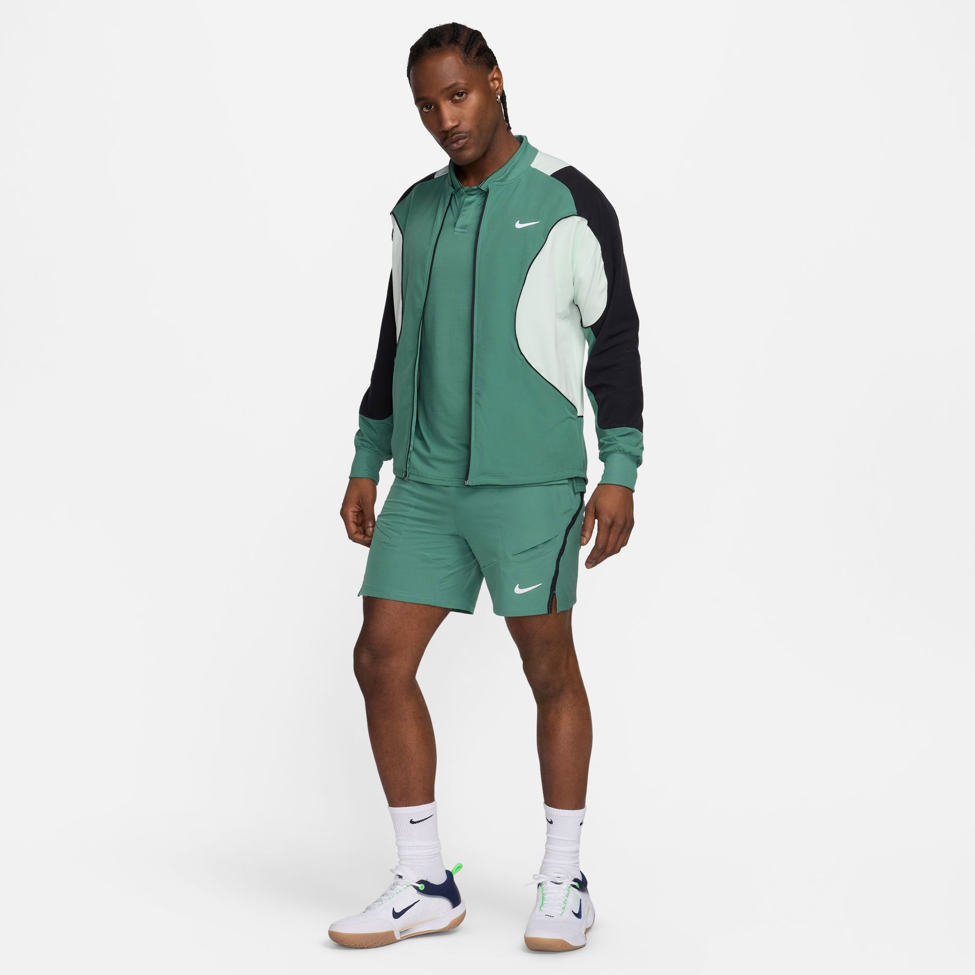 NikeCourt Advantage Men's Dri-FIT Tennis Jacket - Green (6)