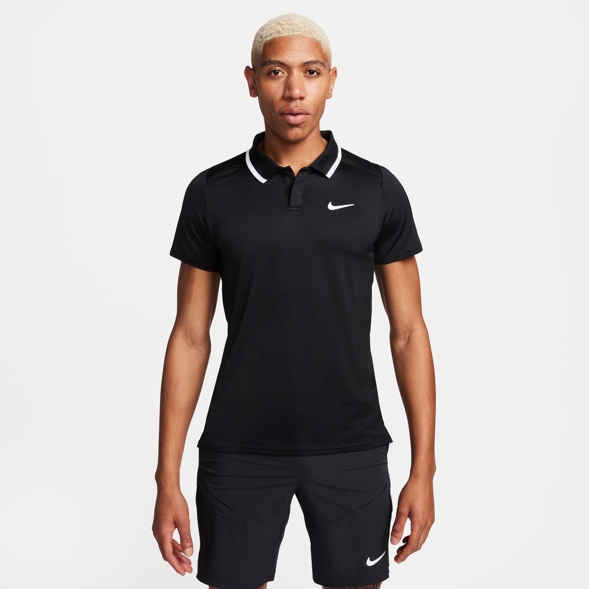 NikeCourt Advantage Men's Dri-FIT Tennis Polo - Black (1)