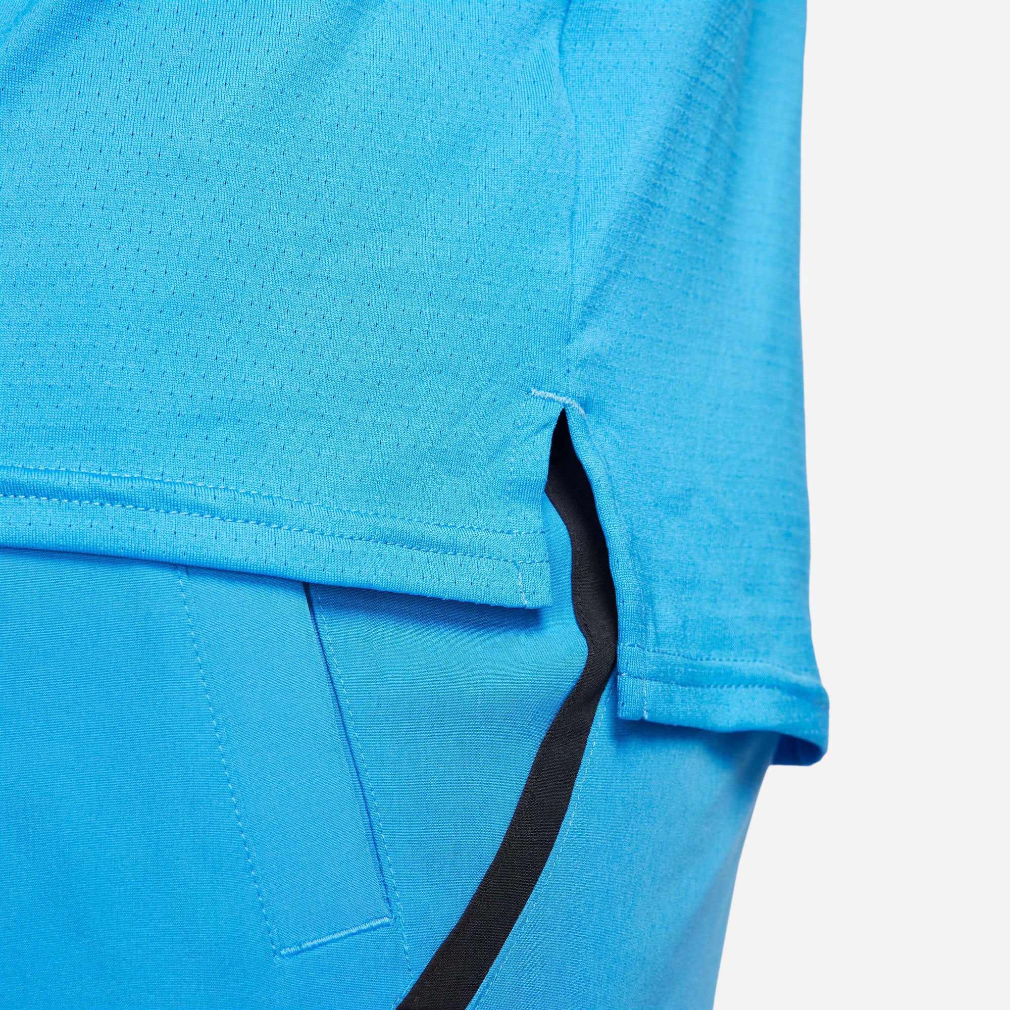 NikeCourt Advantage Men's Dri-FIT Tennis Polo - Blue (4)