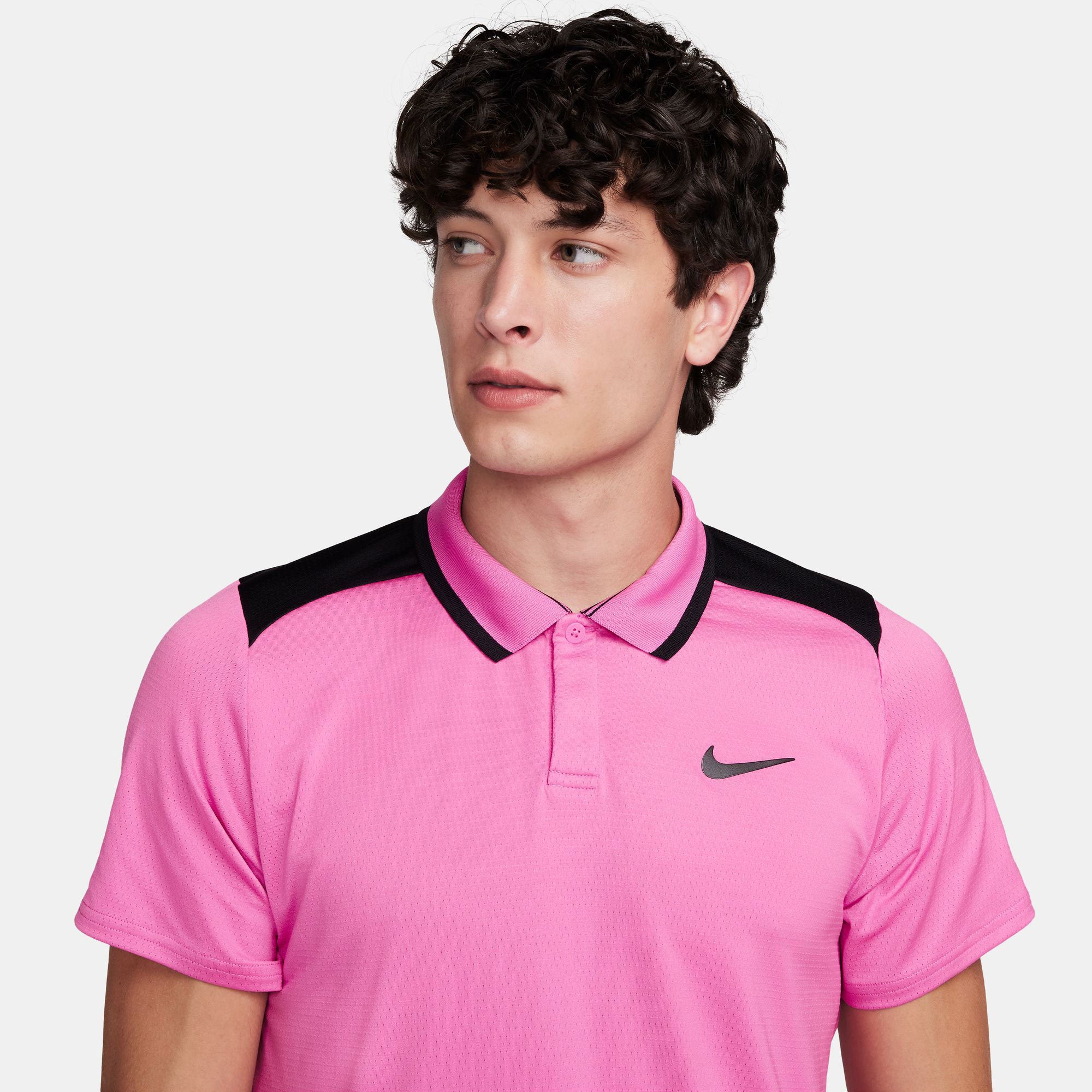 NikeCourt Advantage Men's Dri-FIT Tennis Polo - Pink (3)