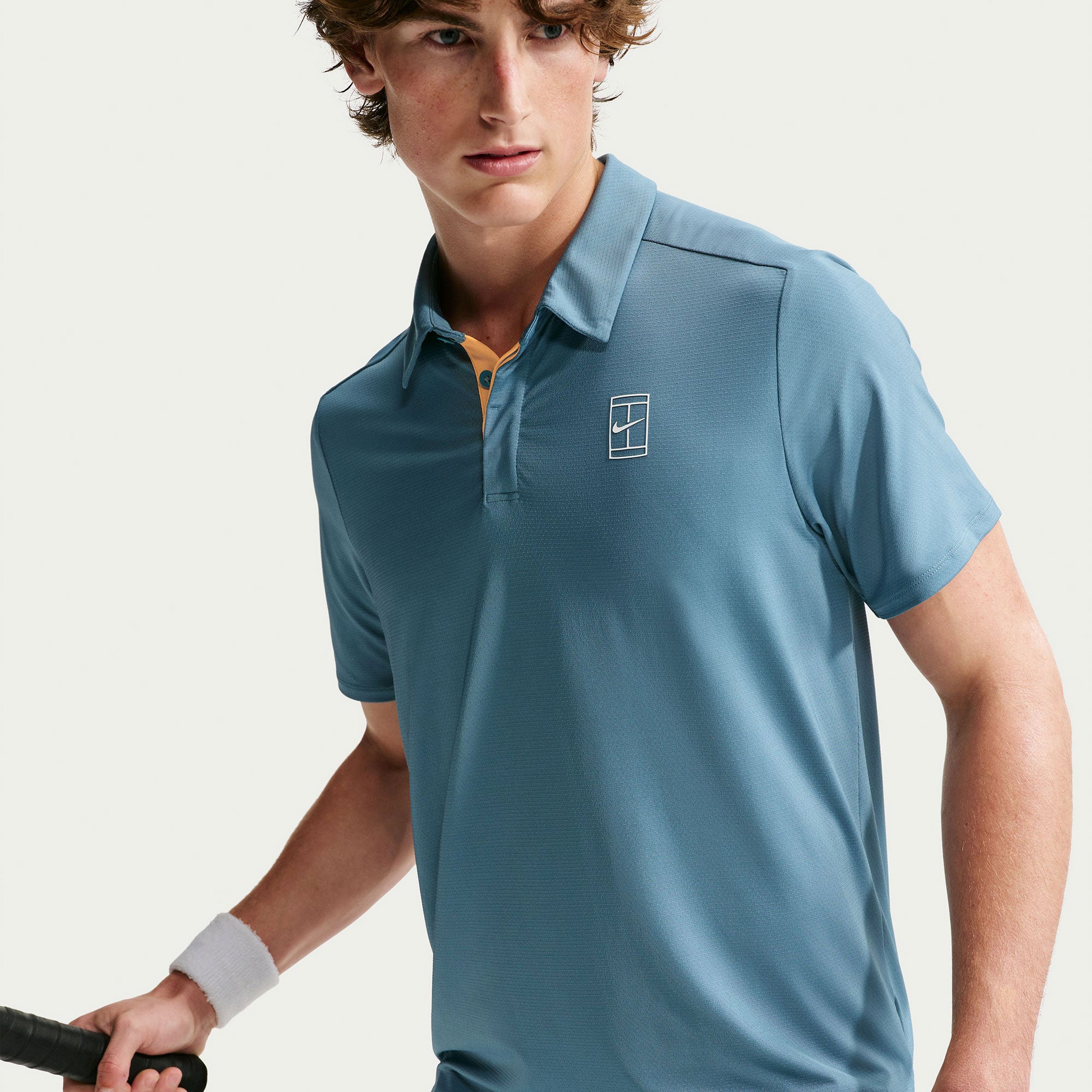 NikeCourt Advantage Men's Dri-FIT Tennis Polo - Blue (3)