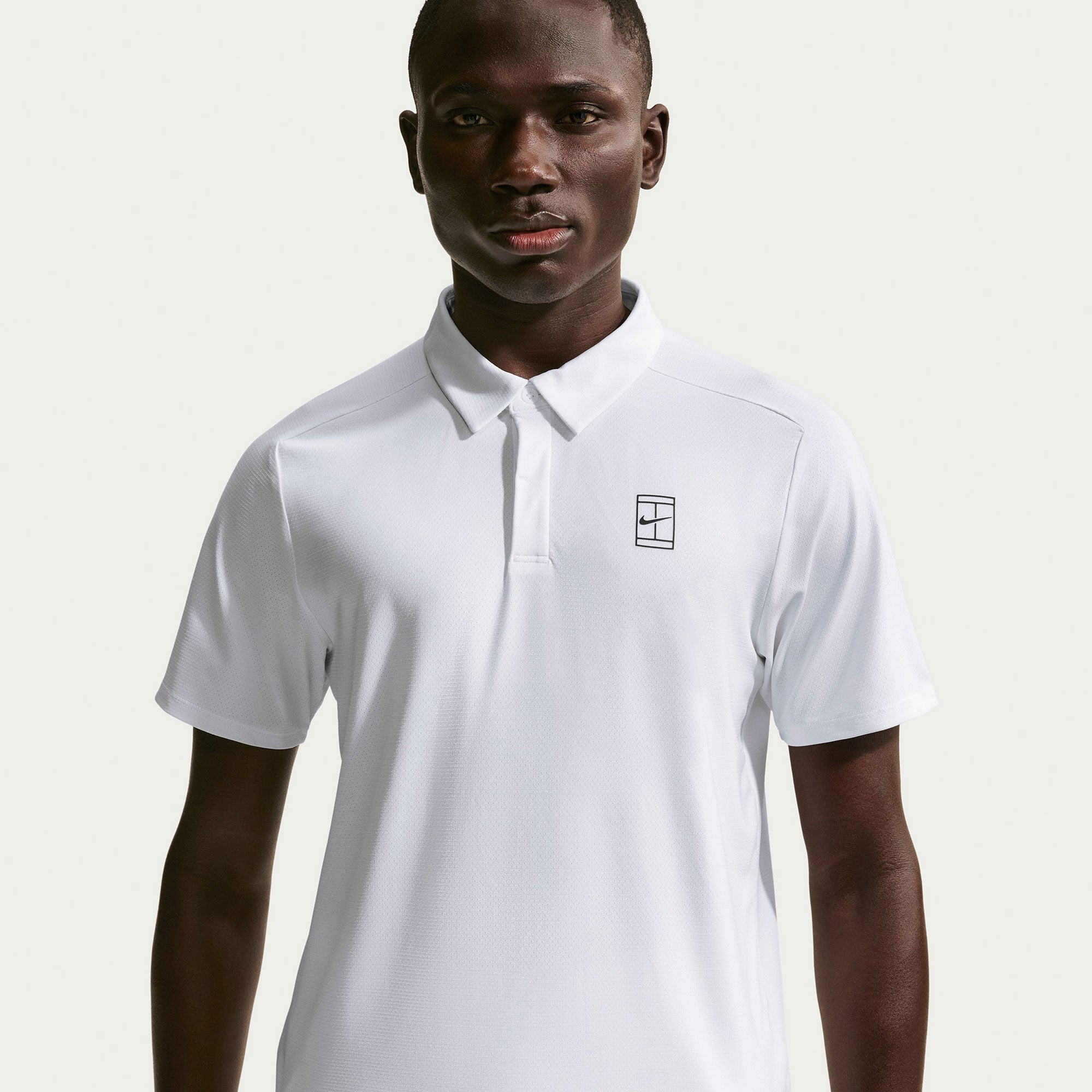 NikeCourt Advantage Men's Dri-FIT Tennis Polo - White (1)