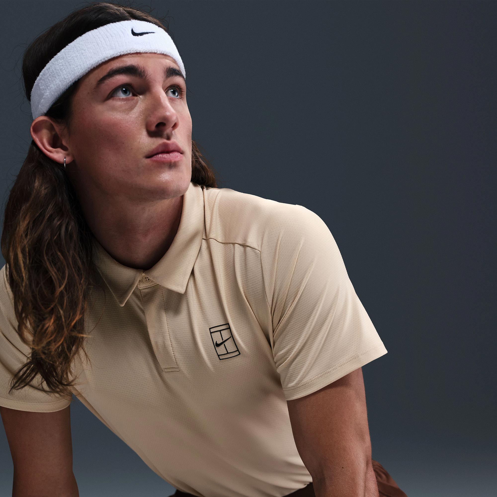 NikeCourt Advantage Men's Dri-FIT Tennis Polo - Brown (3)