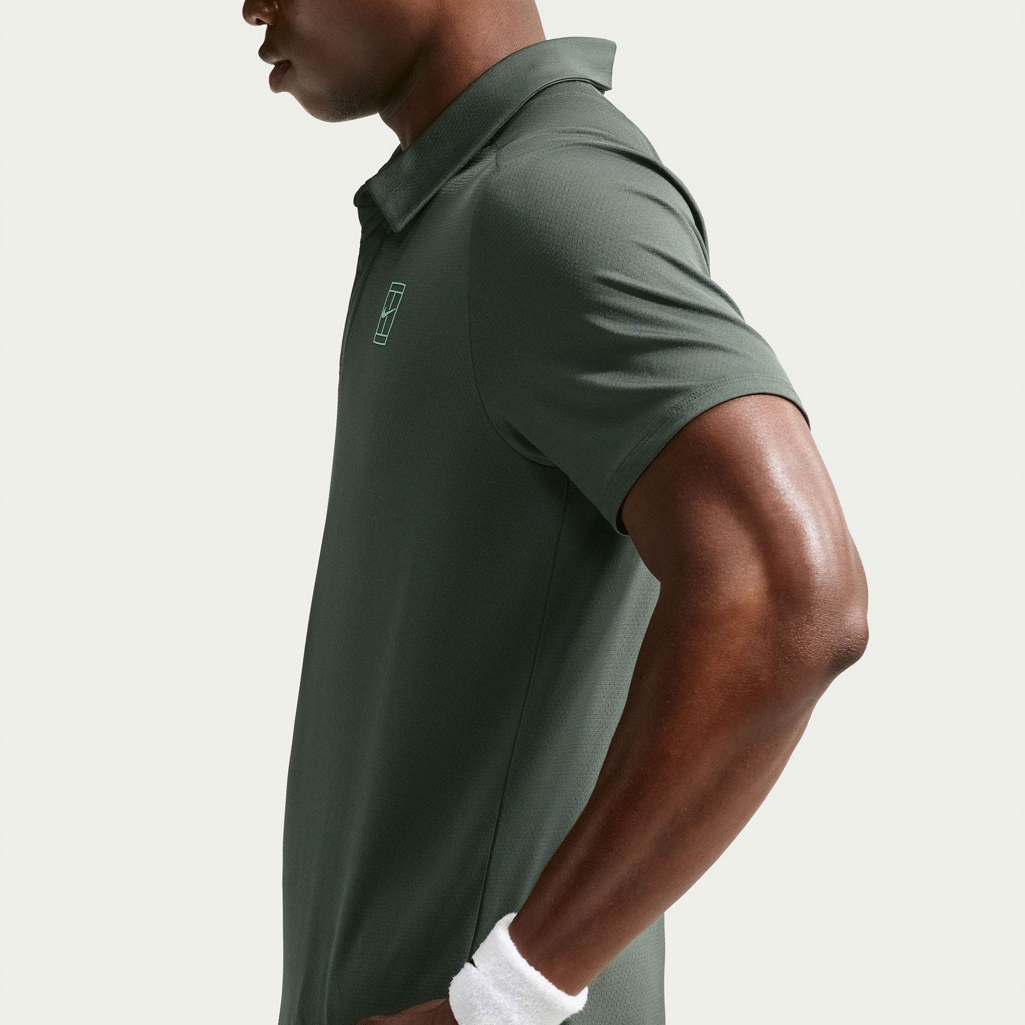 NikeCourt Advantage Men's Dri-FIT Tennis Polo - Green (2)