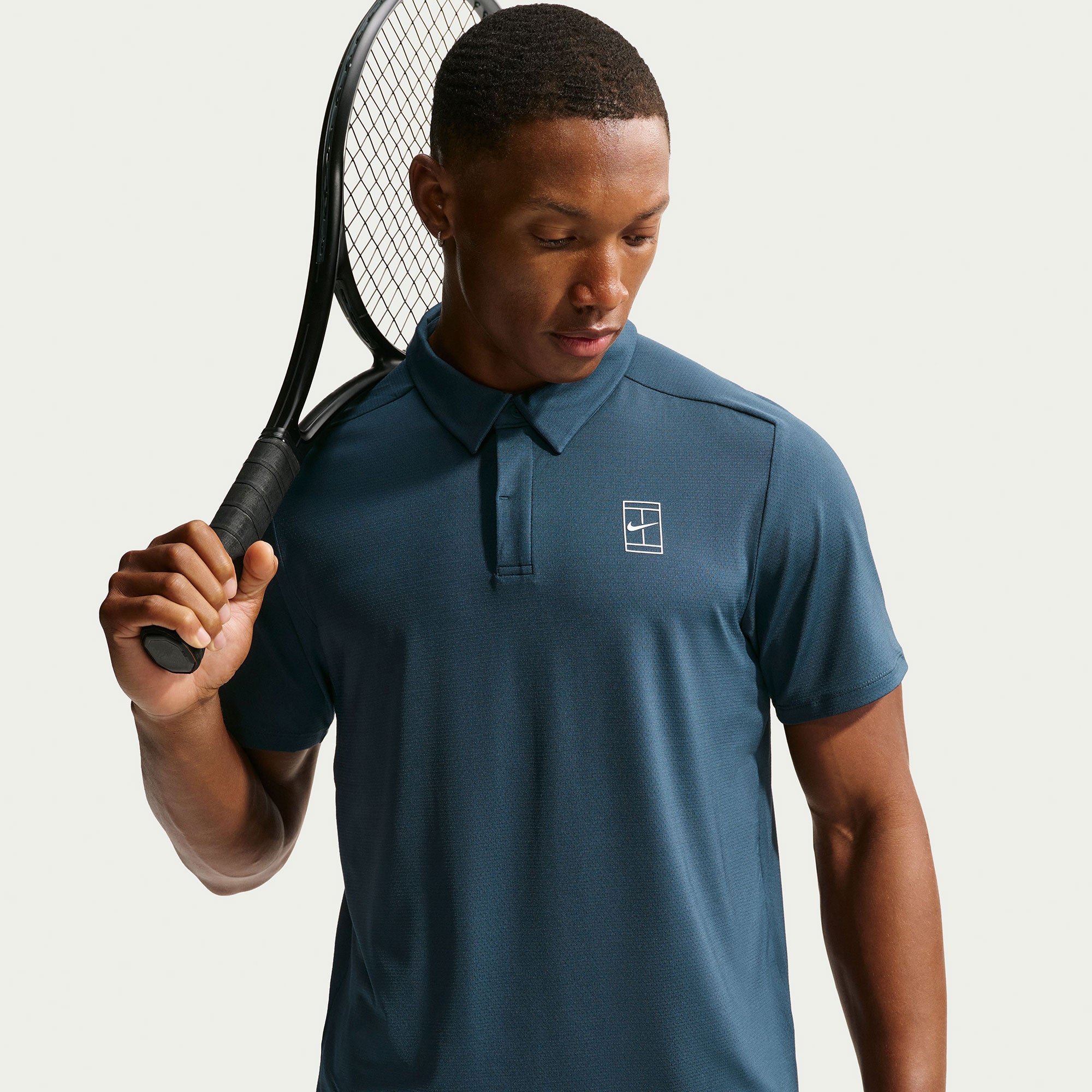 NikeCourt Advantage Men's Dri-FIT Tennis Polo - Dark Blue (3)